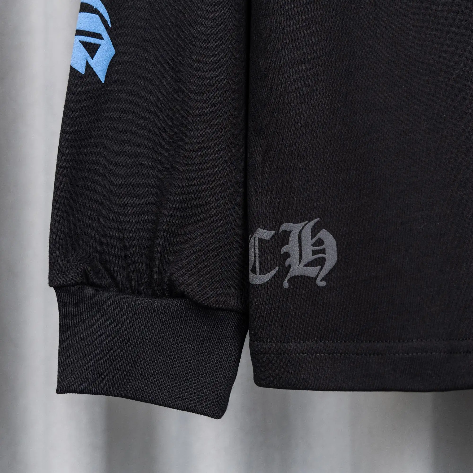 Logo-Print Cotton Jersey Long-Sleeve T-Shirt D16021044 — view 13