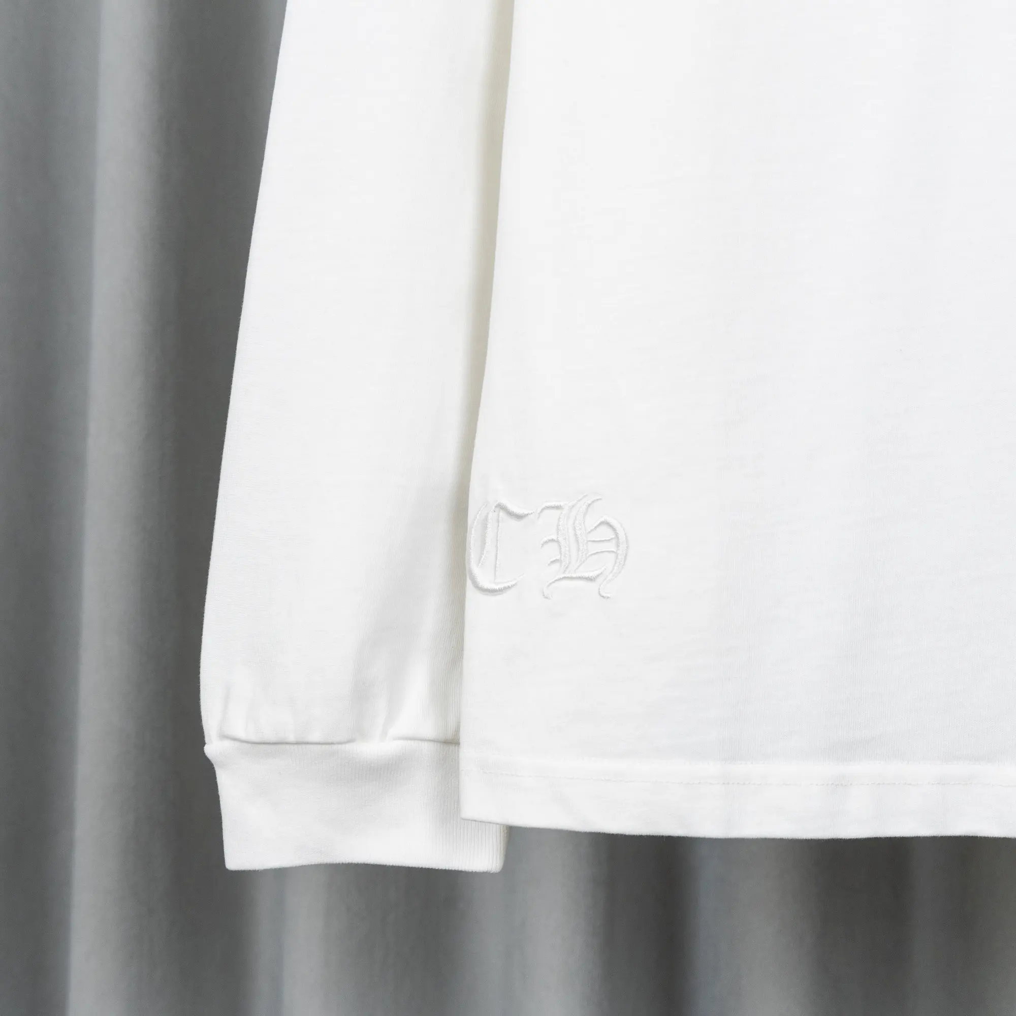 Logo-Embroidered Cotton Long-Sleeve T-Shirt D17021031 — view 9