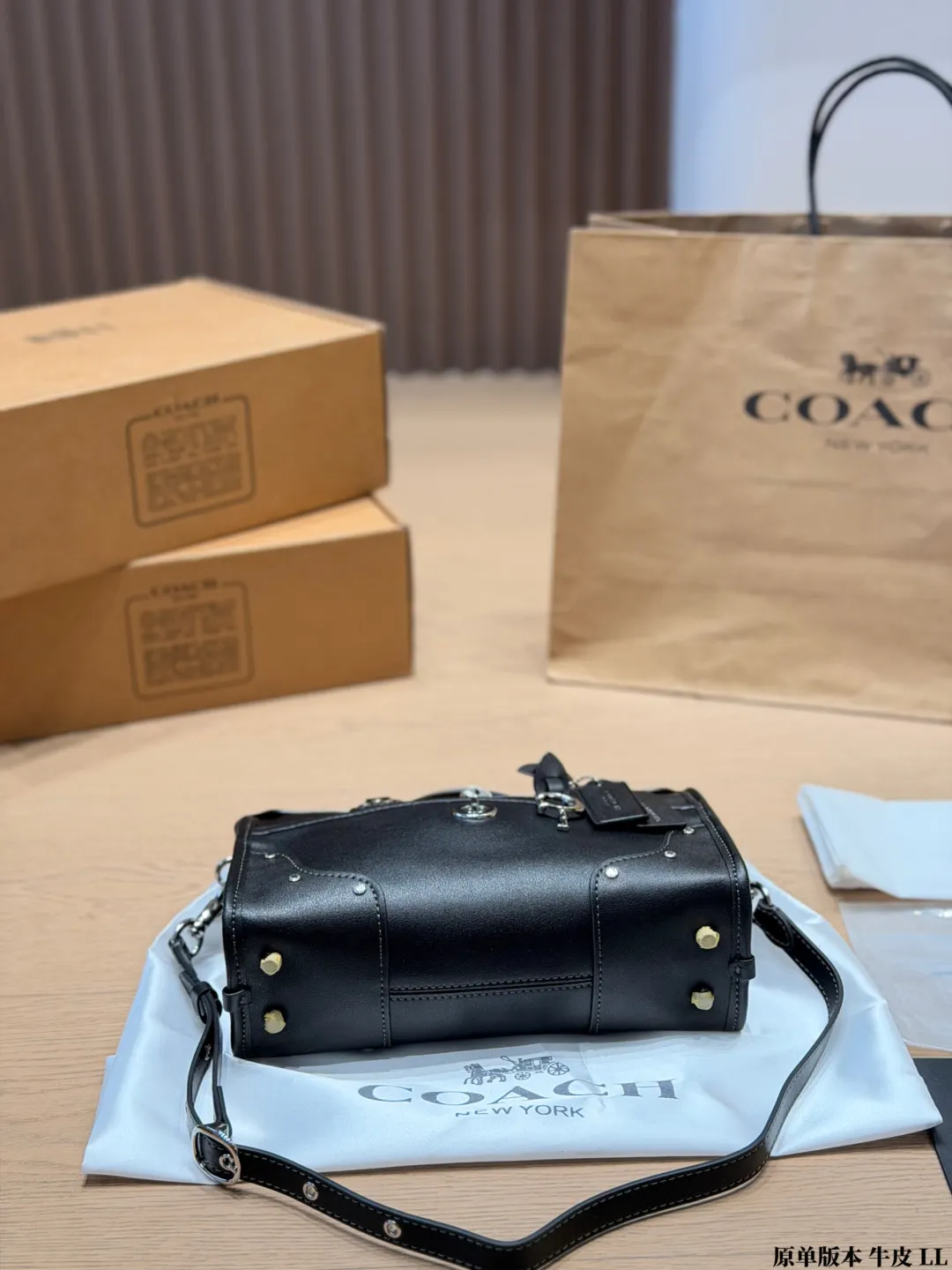 Coach Rhyder 24 Leather Top-Handle Bag D33018038 — view 8