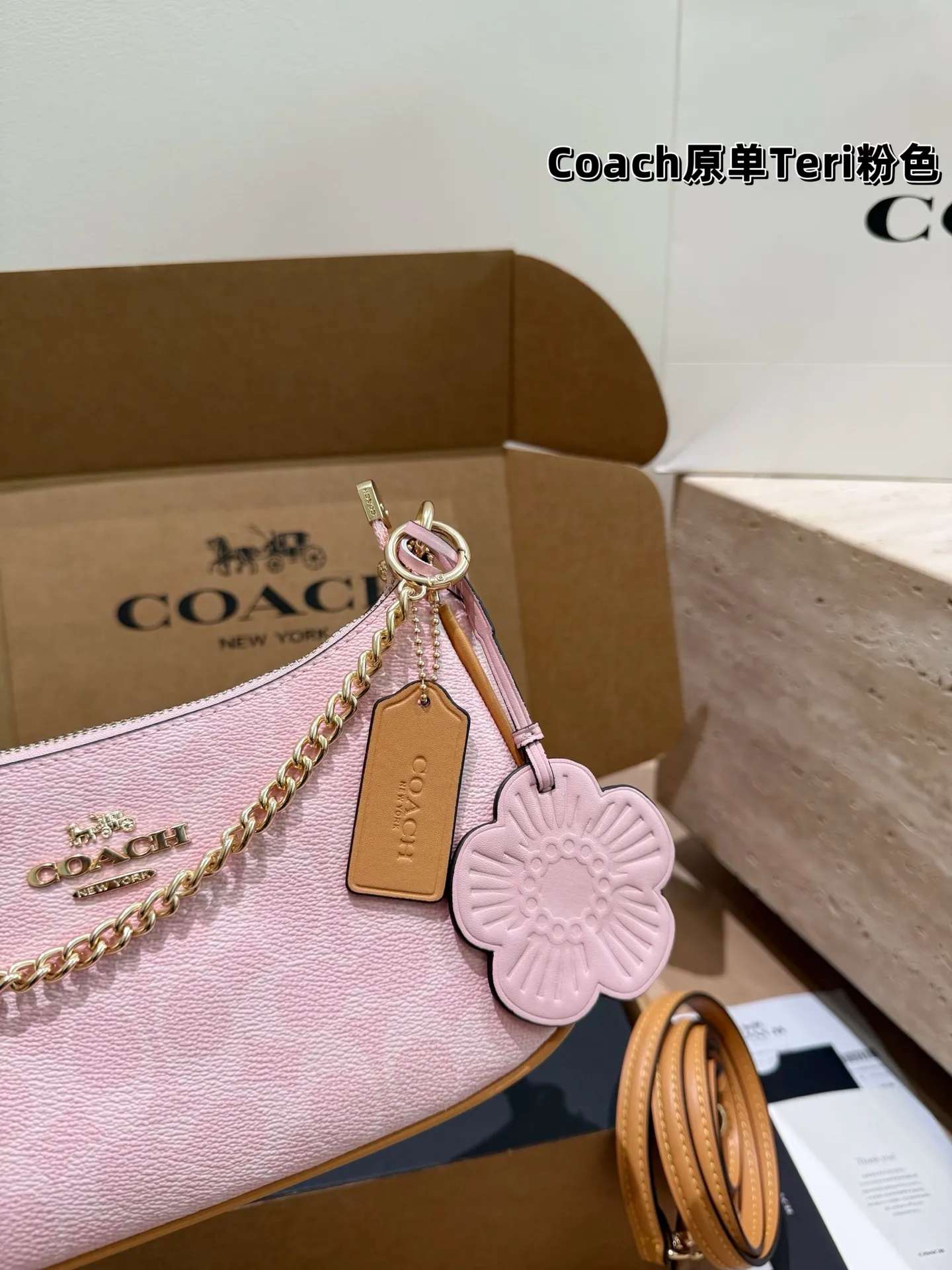 Coach Teri Pink Shoulder Bag D30018178 — view 2