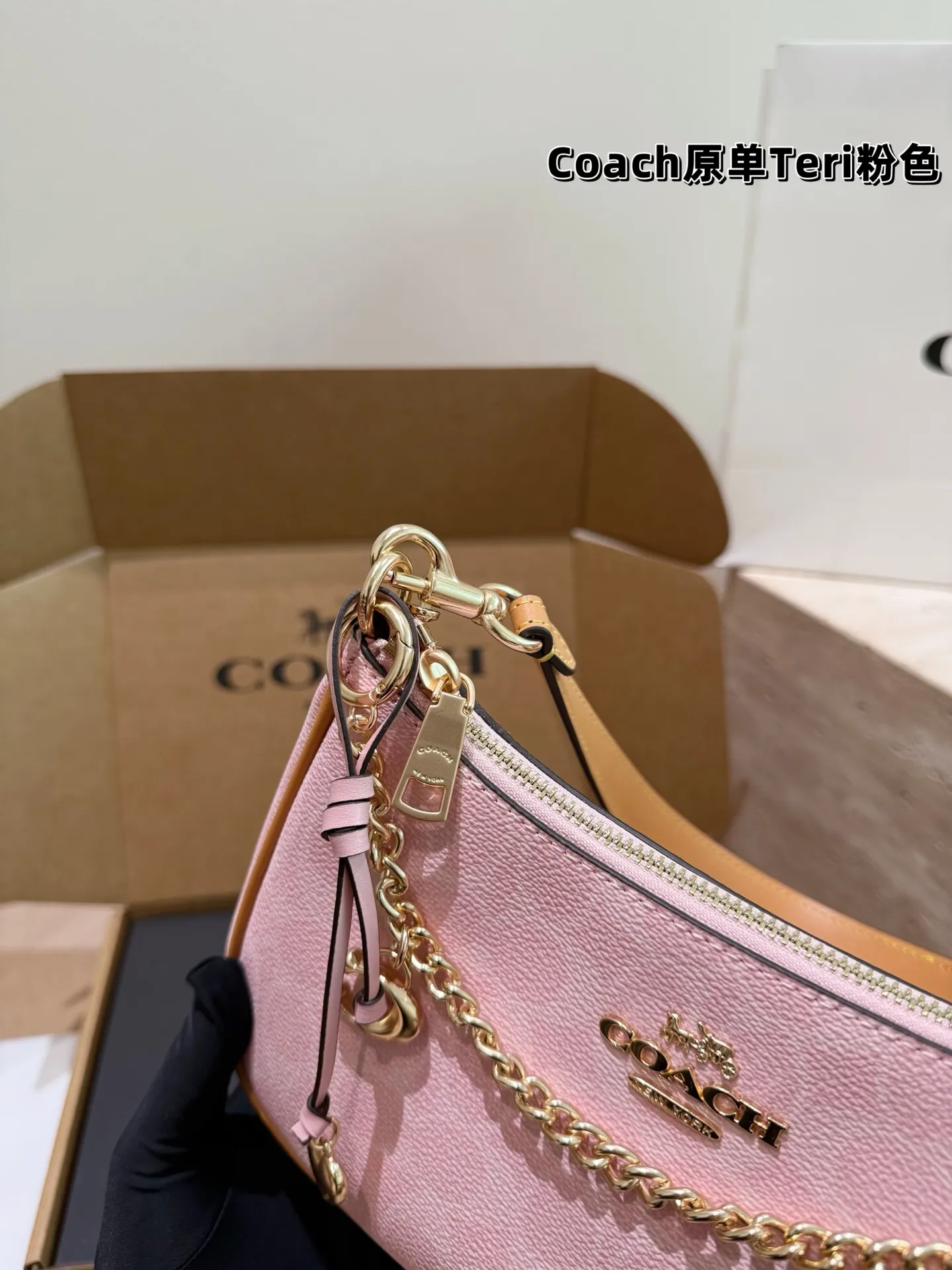 Coach Teri Pink Shoulder Bag D30018178 — view 3