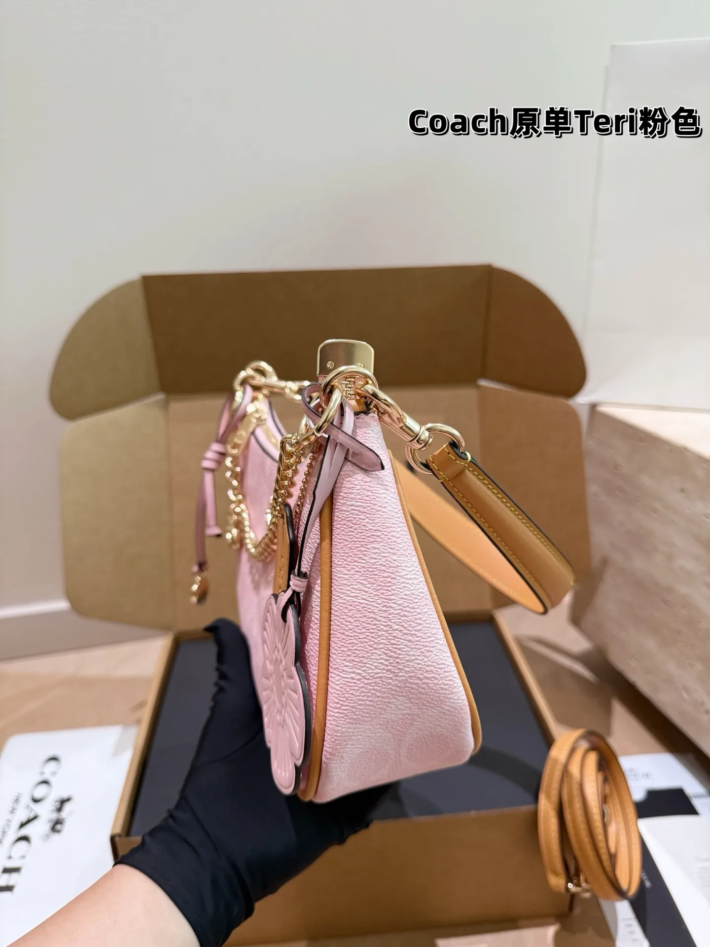 Coach Teri Pink Shoulder Bag D30018178 — view 4