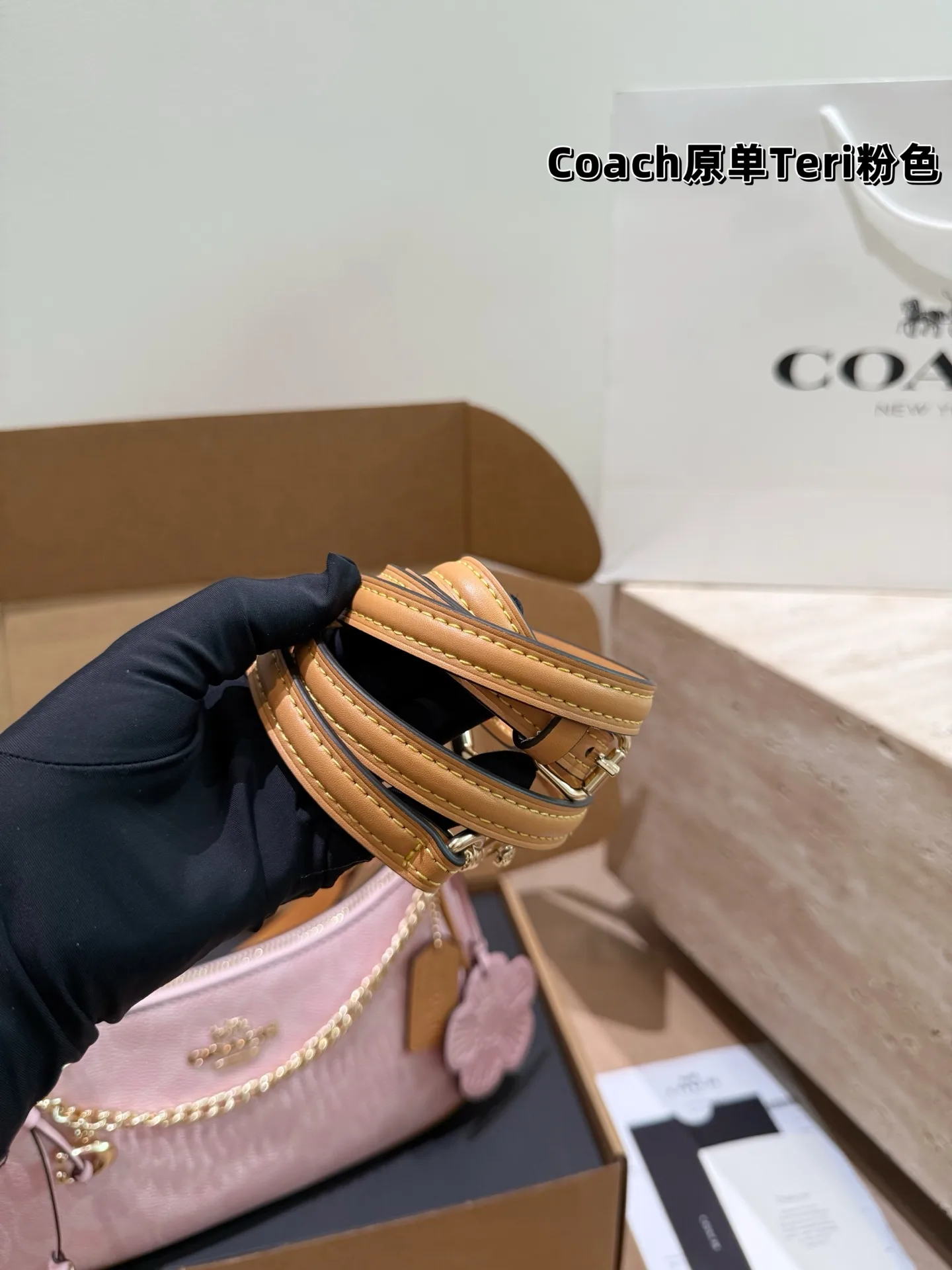 Coach Teri Pink Shoulder Bag D30018178 — view 6