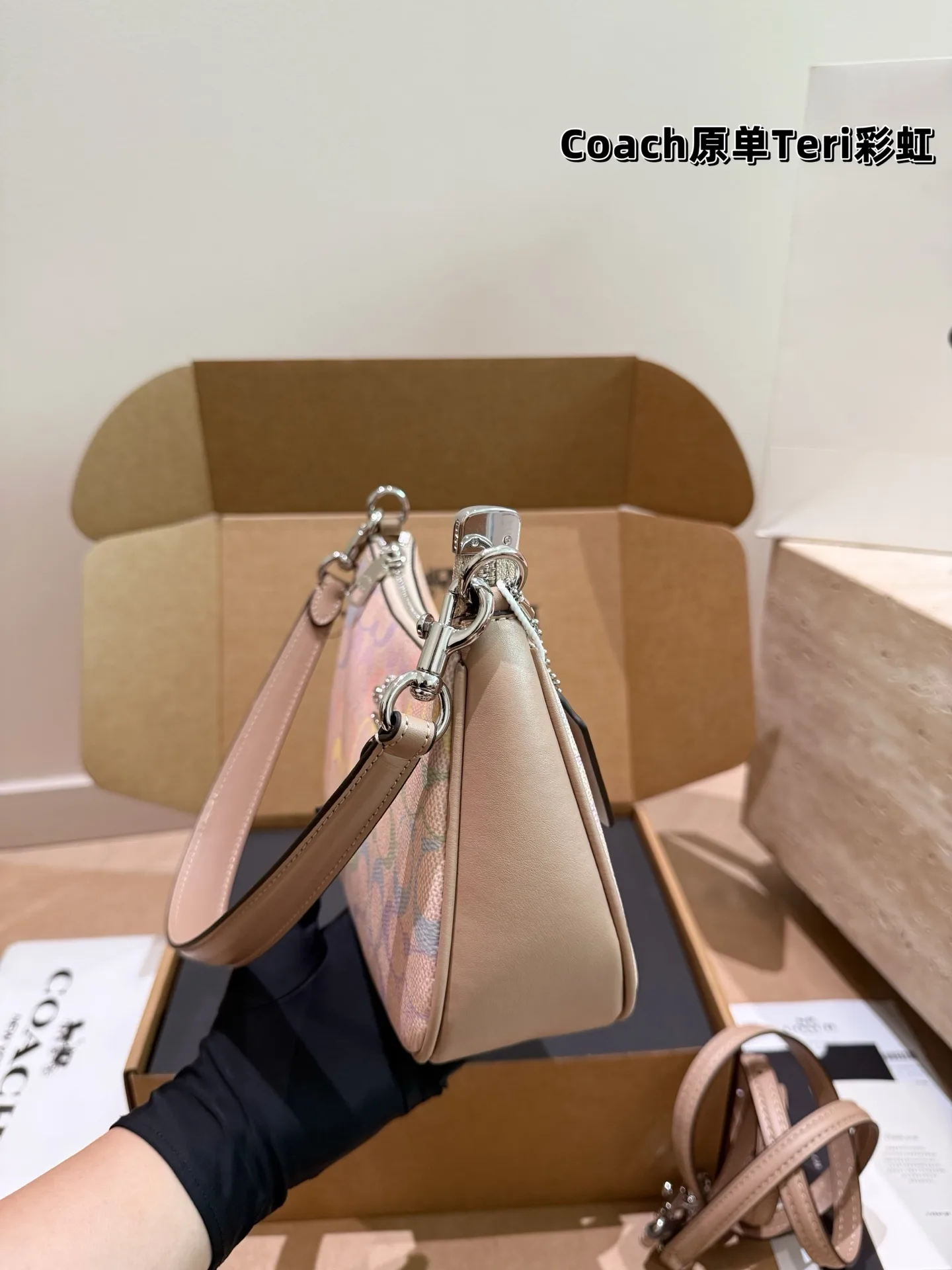 Coach Rainbow Signature Teri Shoulder Bag D30018173 — view 2