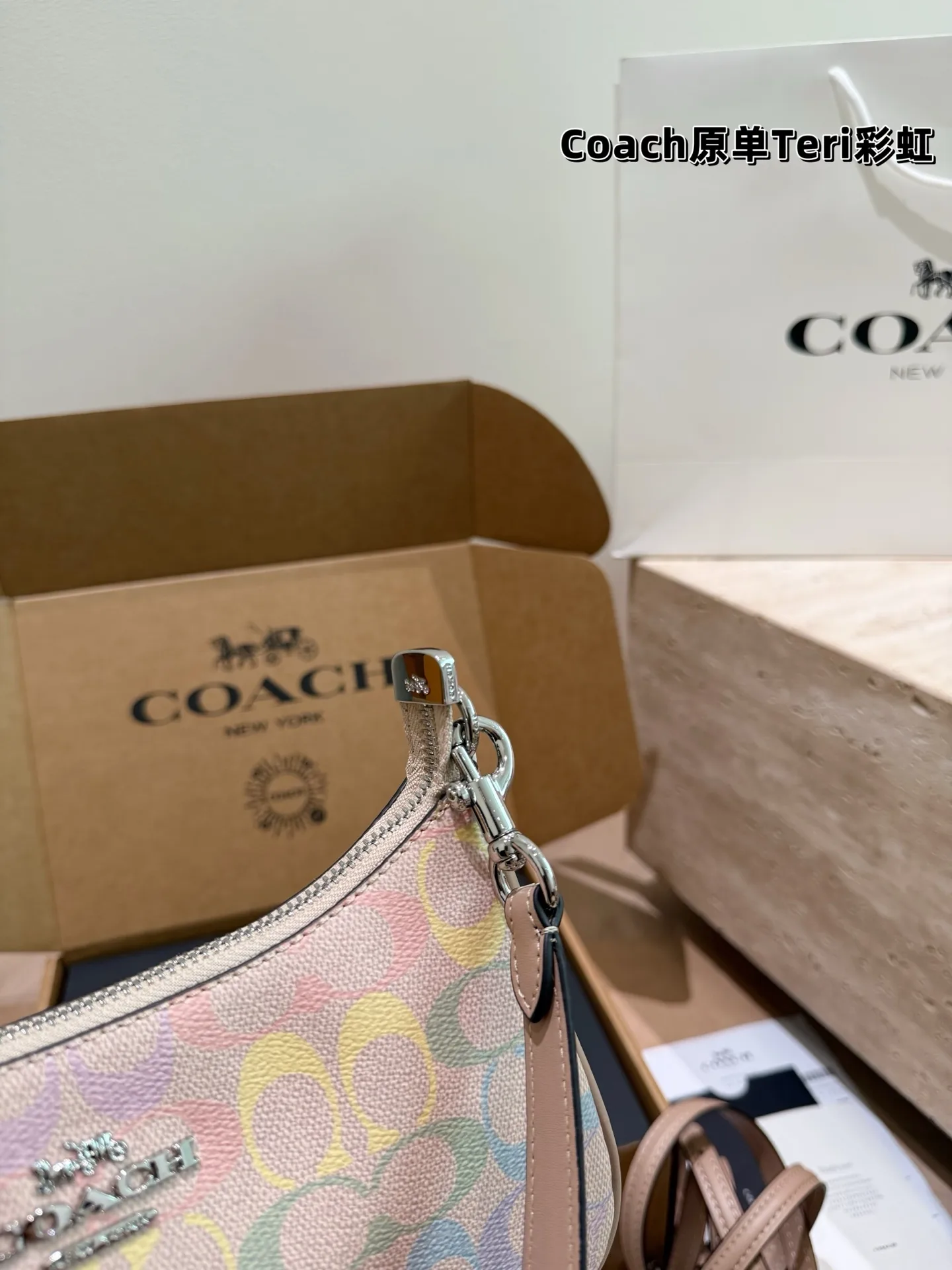 Coach Rainbow Signature Teri Shoulder Bag D30018173 — view 4