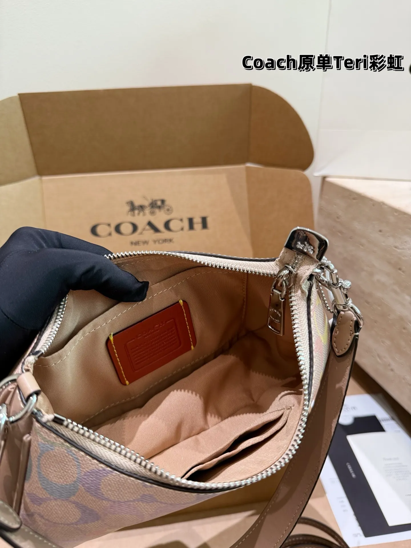 Coach Rainbow Signature Teri Shoulder Bag D30018173 — view 9