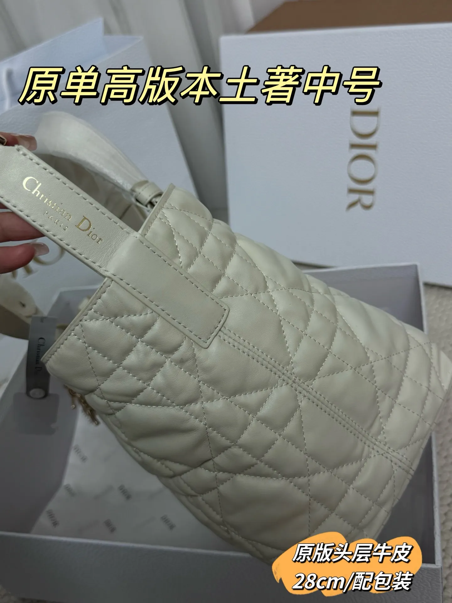 Quilted Leather Top-Handle Tote Bag D79018558 — view 25