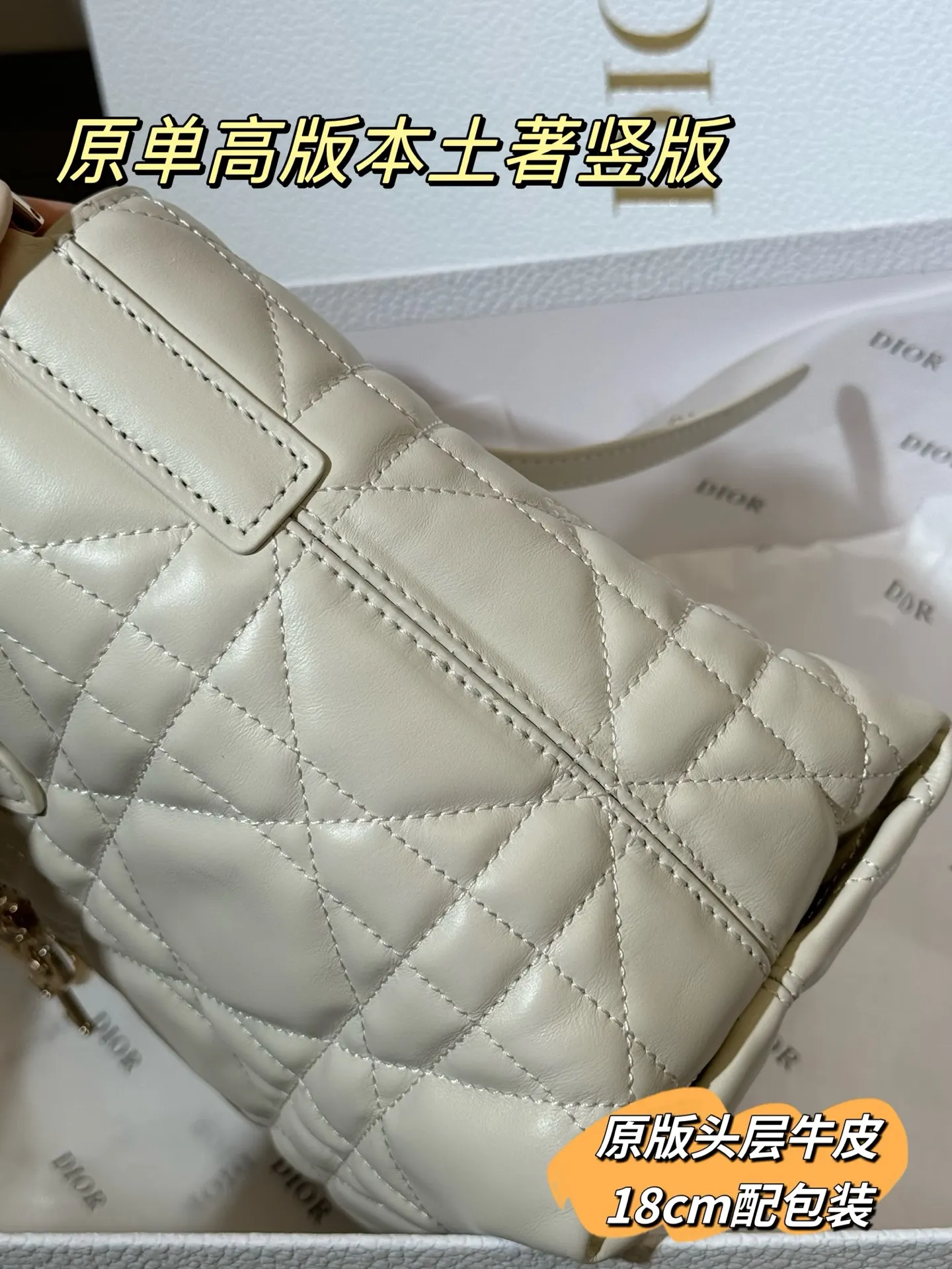 Lady Dior Cannage Quilted Tote Bag D70018559 — view 14