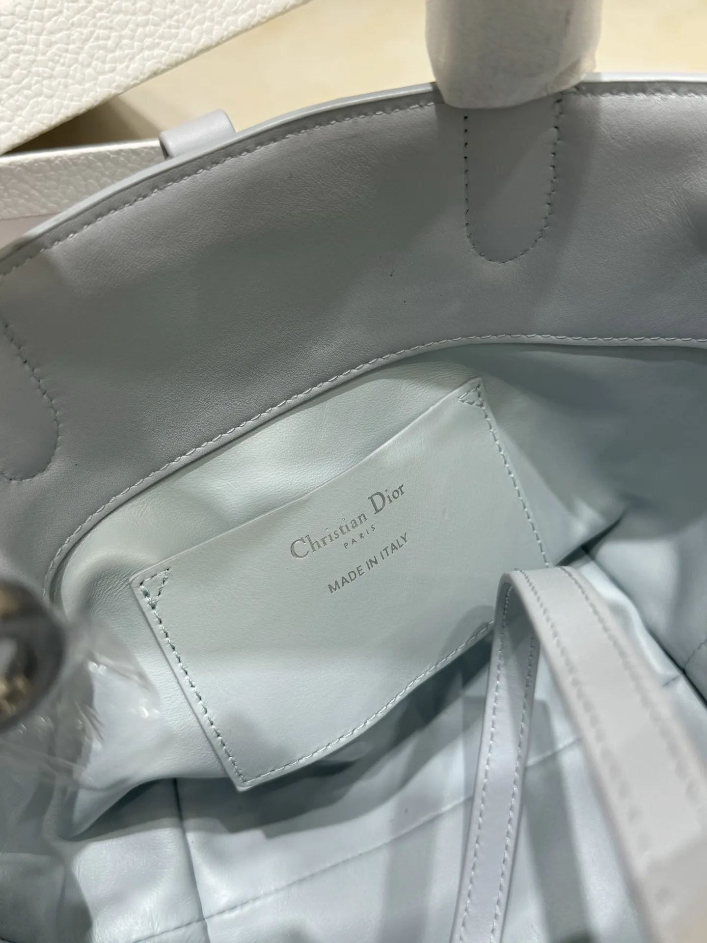 Lady Dior Mini Quilted Top-Handle Bag D70018560 — view 21