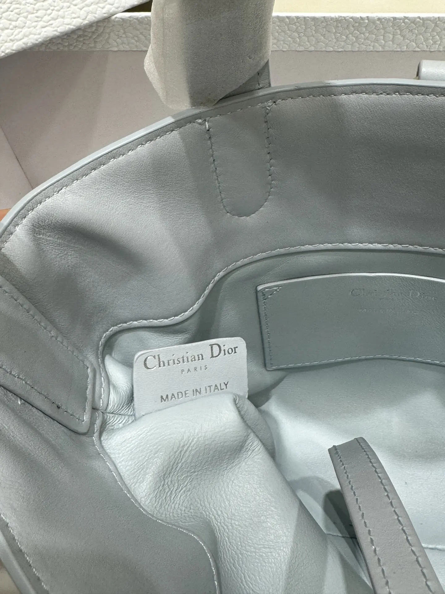 Lady Dior Mini Quilted Top-Handle Bag D70018560 — view 22