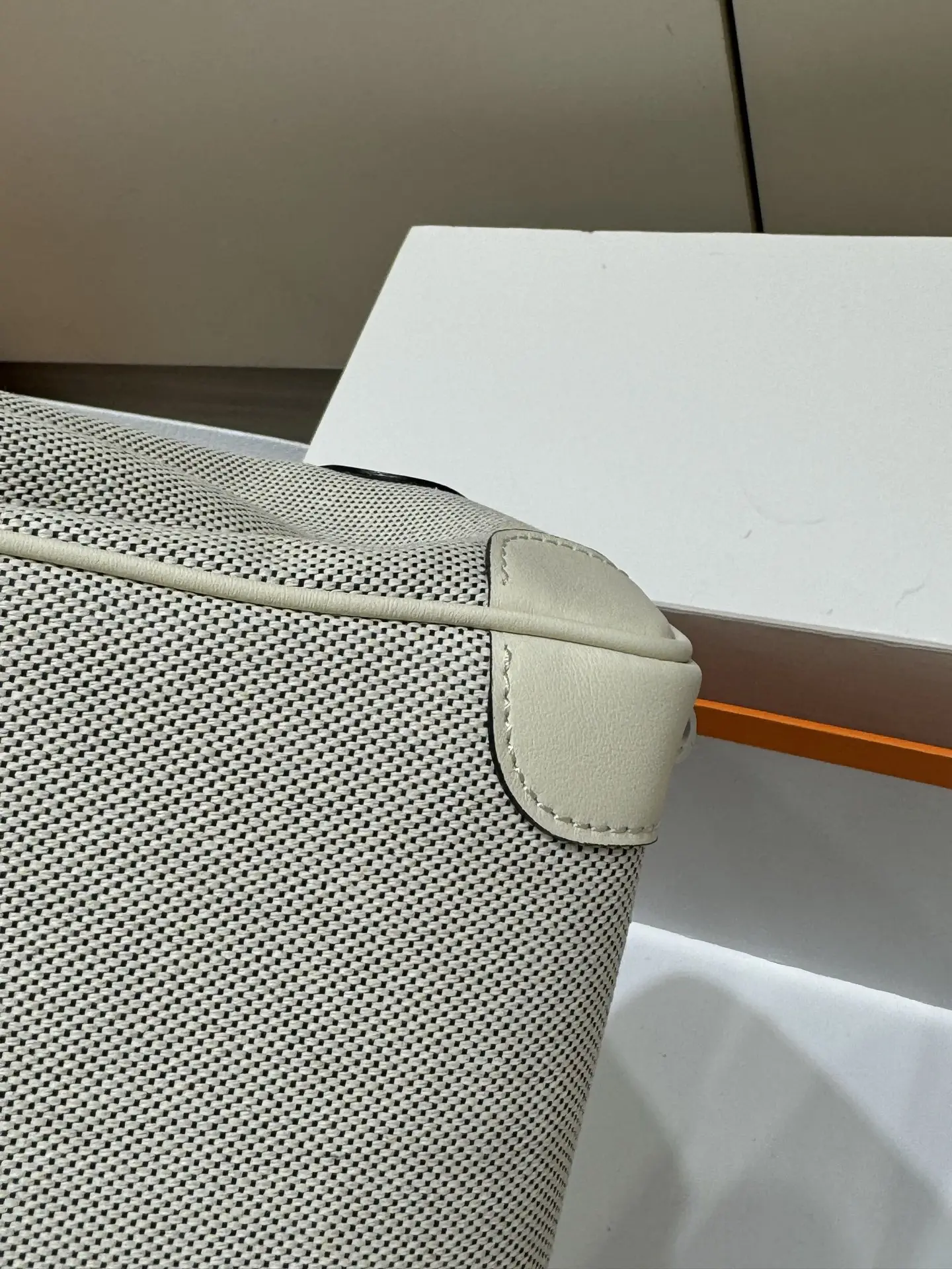 Birkin 25 Canvas & Leather Handbag D59018546 — view 18