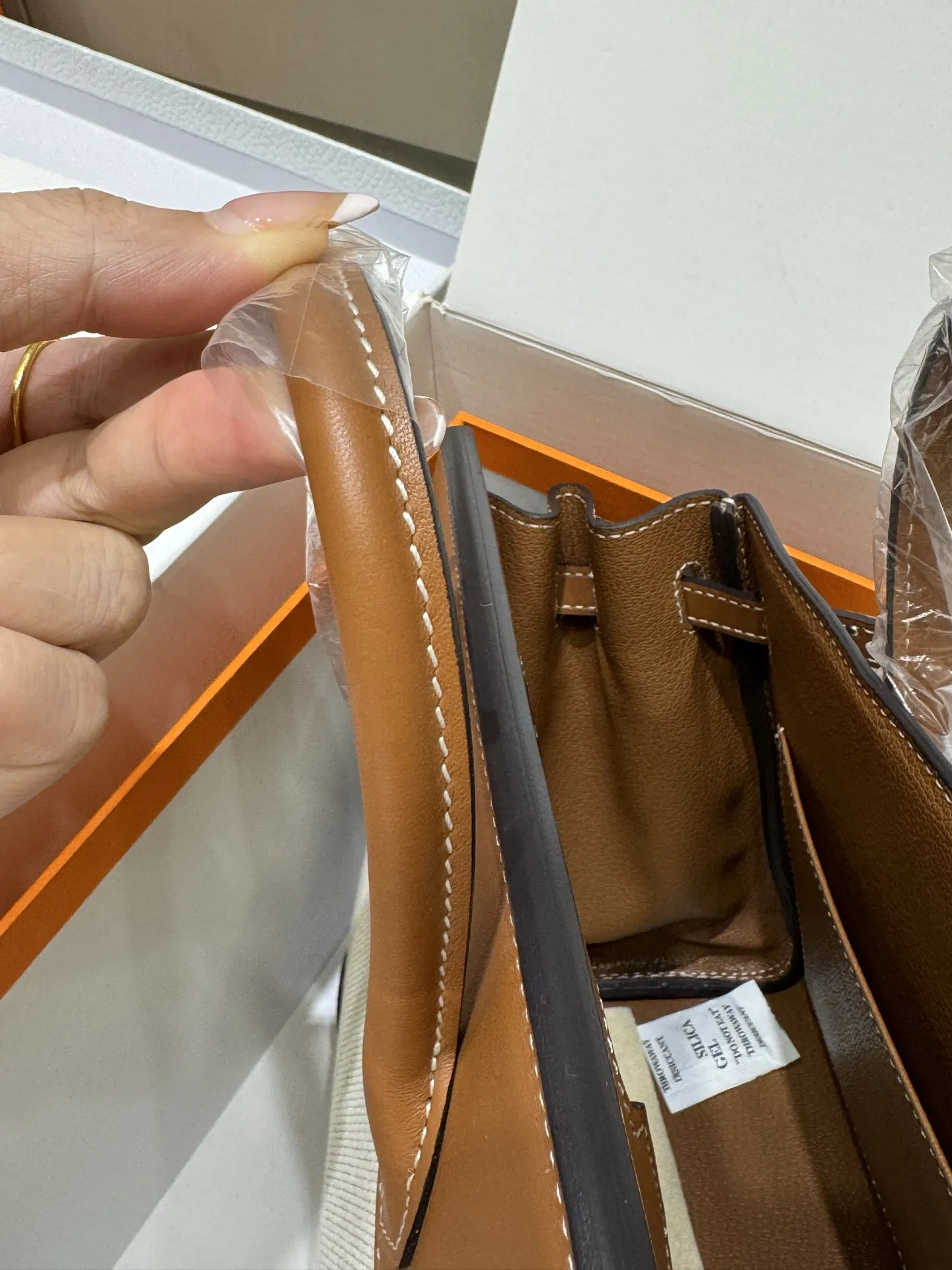 Birkin 25 Canvas & Leather Handbag D59018546 — view 7