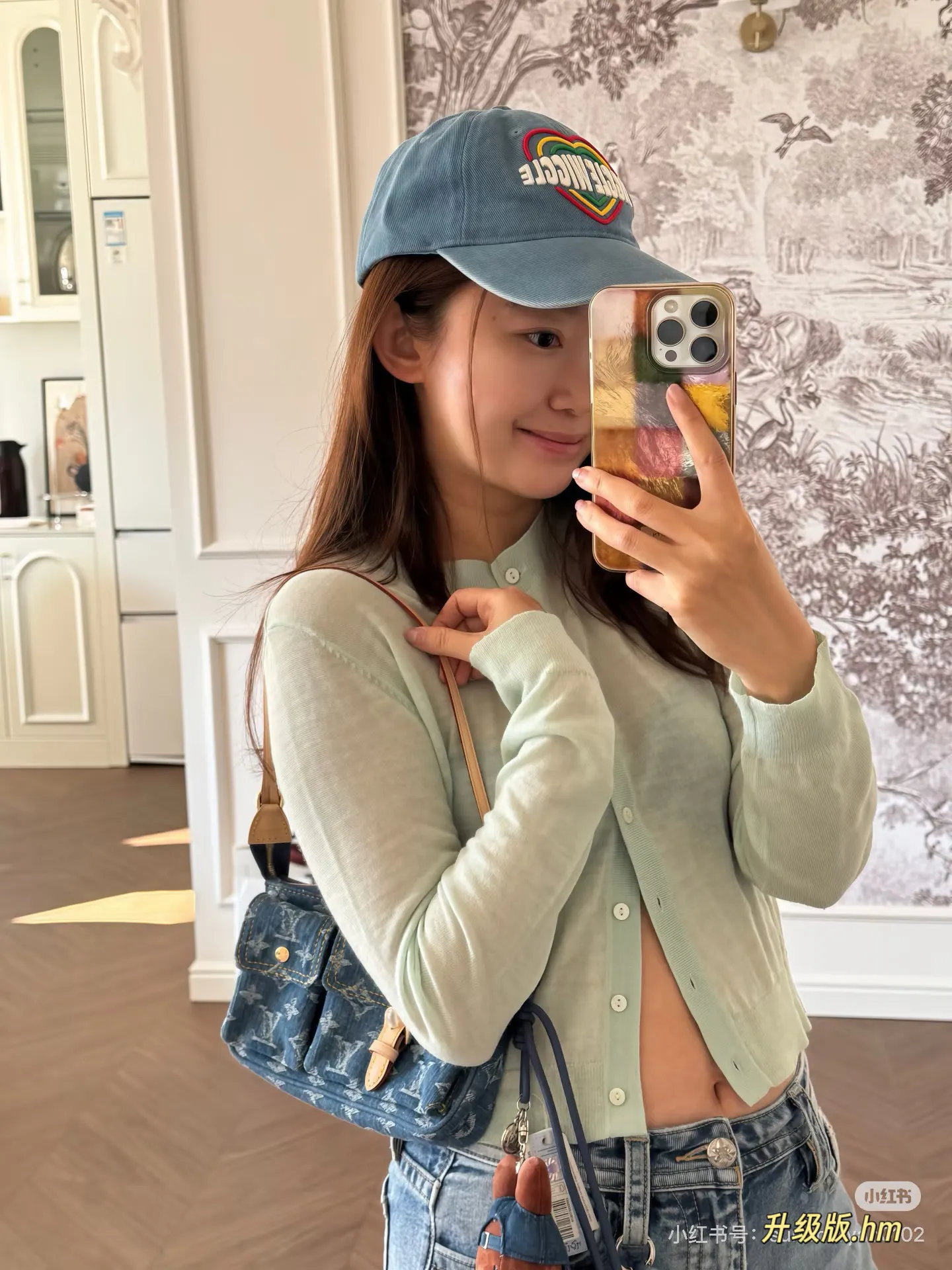 LV Denim Monogram Cargo Shoulder Bag D36518157 — view 3