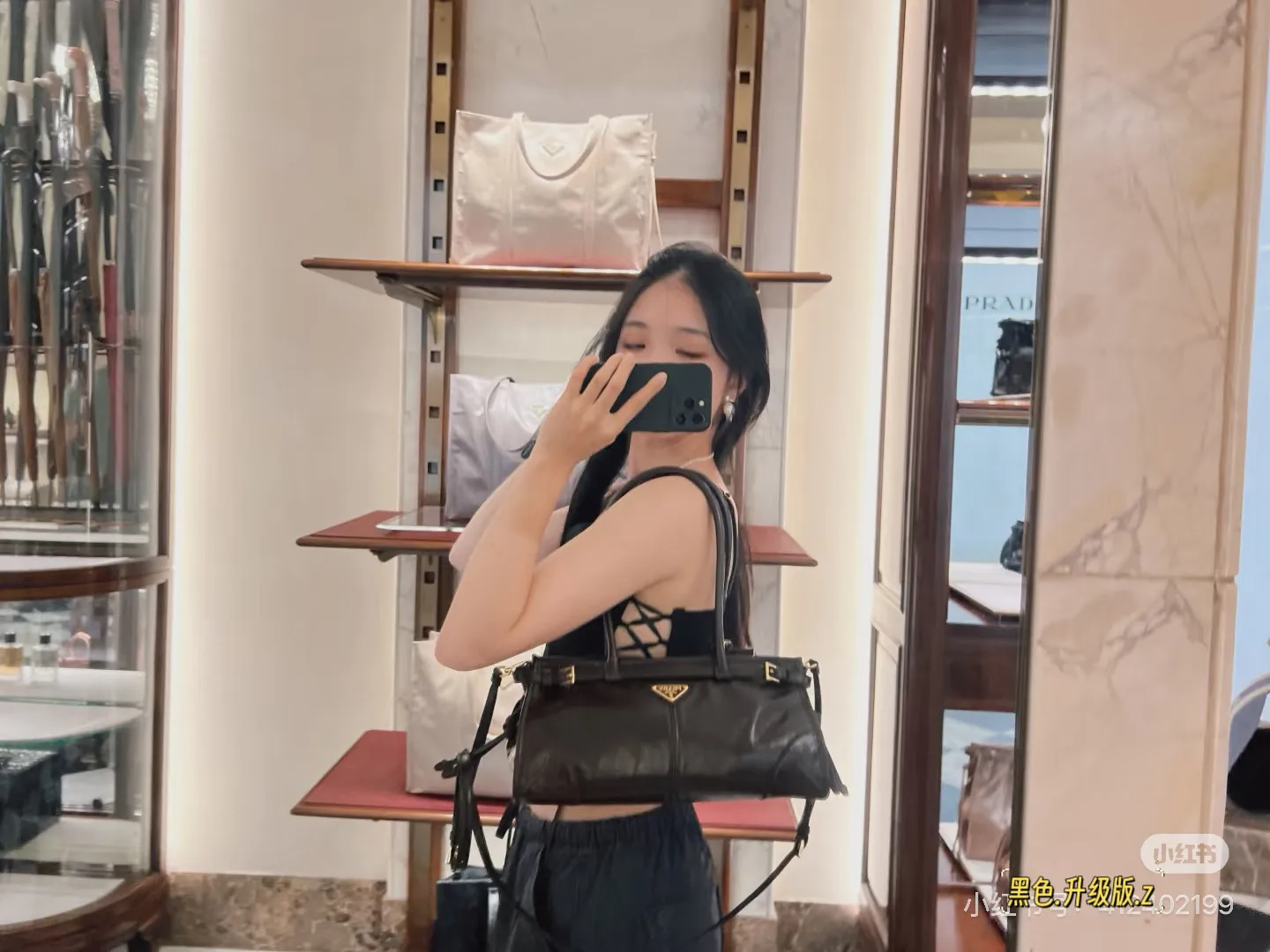 Prada Oiled Leather Top-Handle Bag D37017871