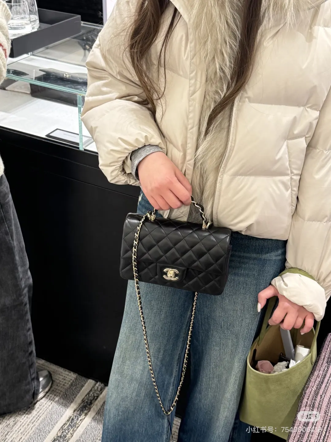 Classic Flap Top-Handle Bag D30018284 — view 5