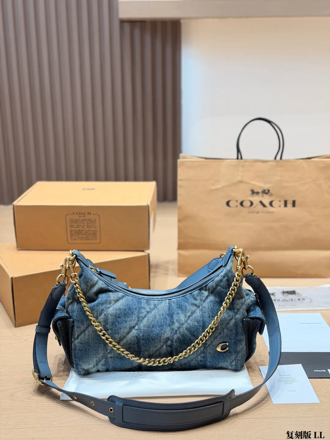 Coach Pocket Juliet 30 Quilted Shoulder Bag D36018123 — view 10