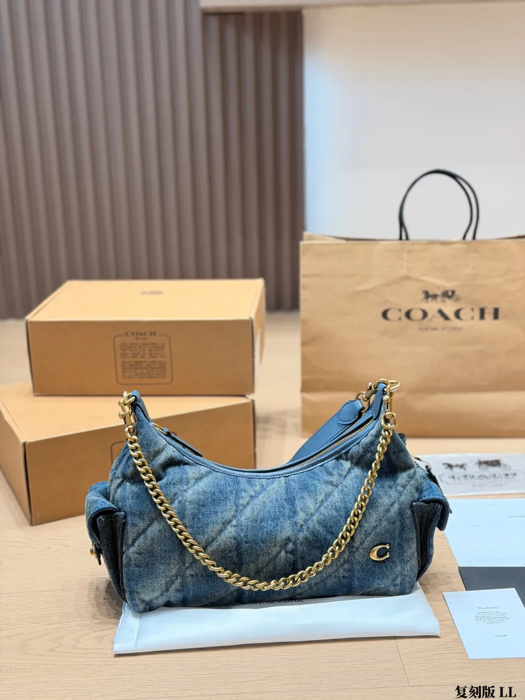 Coach Pocket Juliet 30 Quilted Shoulder Bag D36018123 — view 12