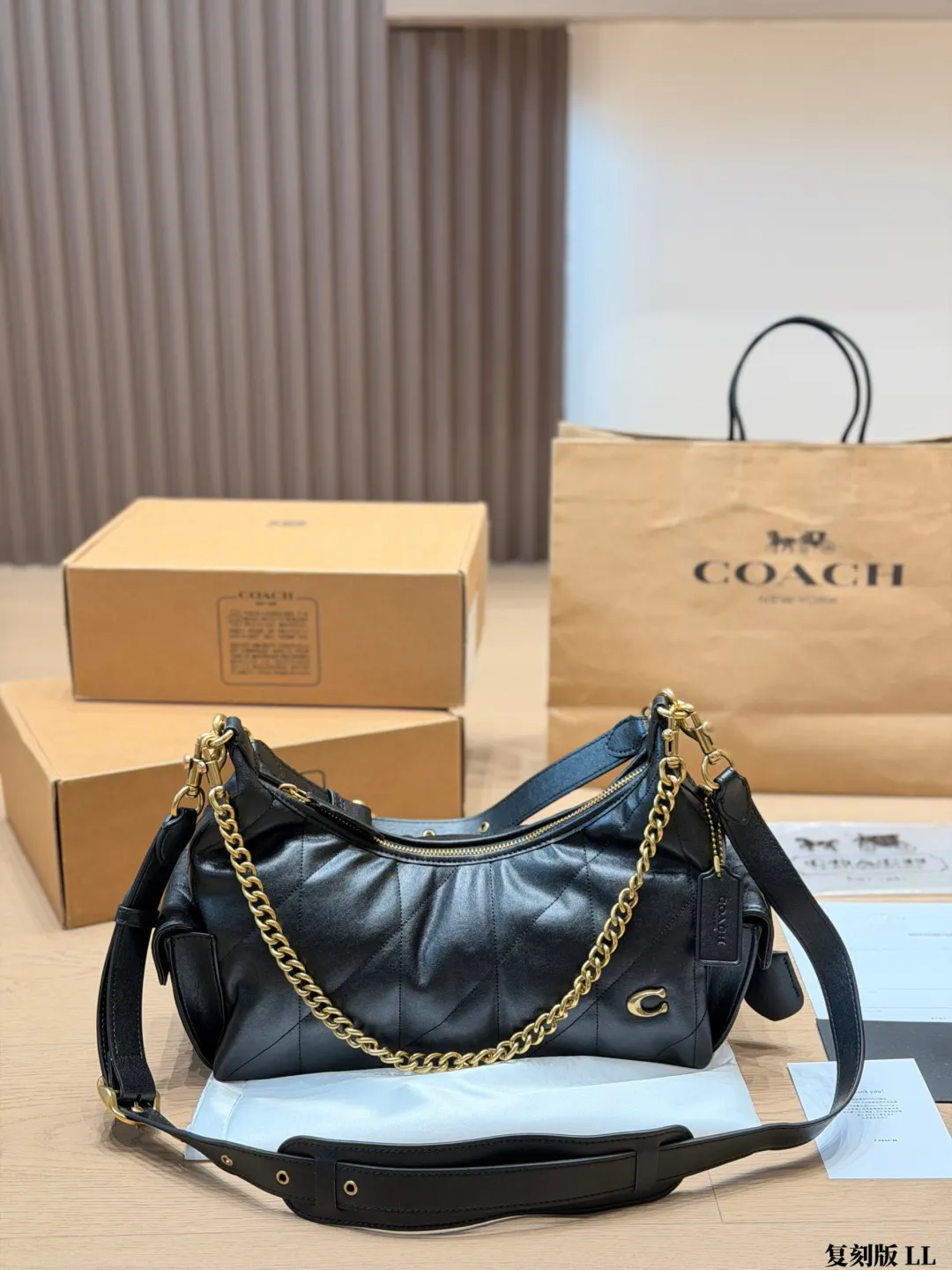 Coach Pocket Juliet 30 Quilted Shoulder Bag D36018123 — view 22