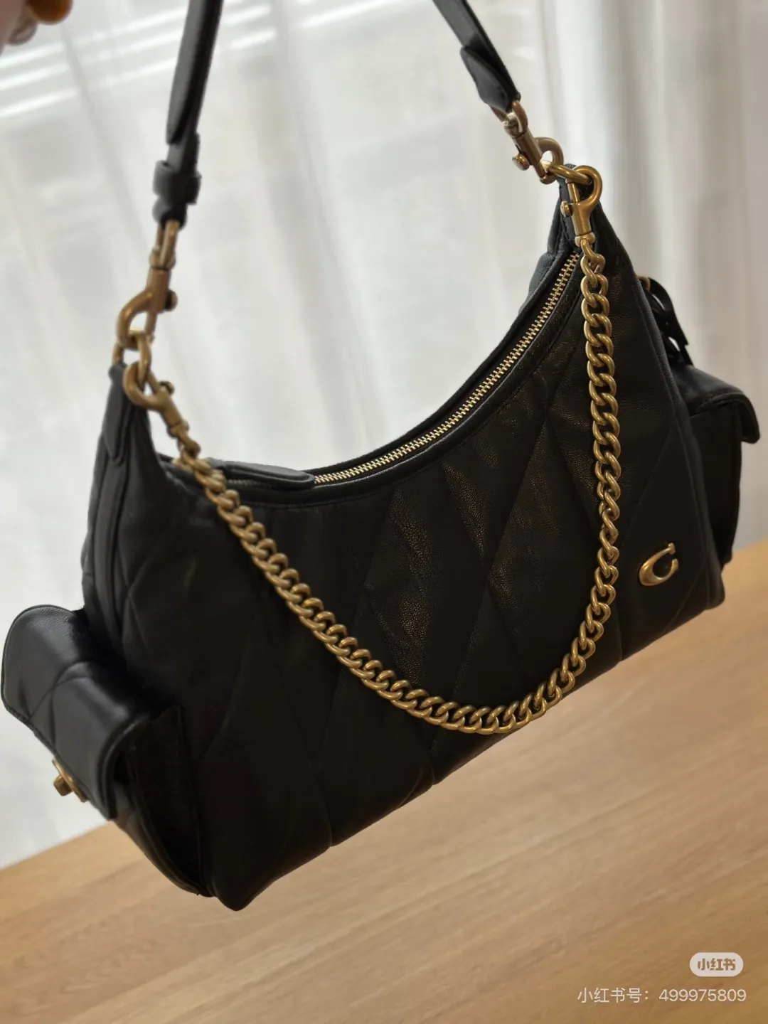 Coach Pocket Juliet 30 Quilted Shoulder Bag D36018122 — view 9