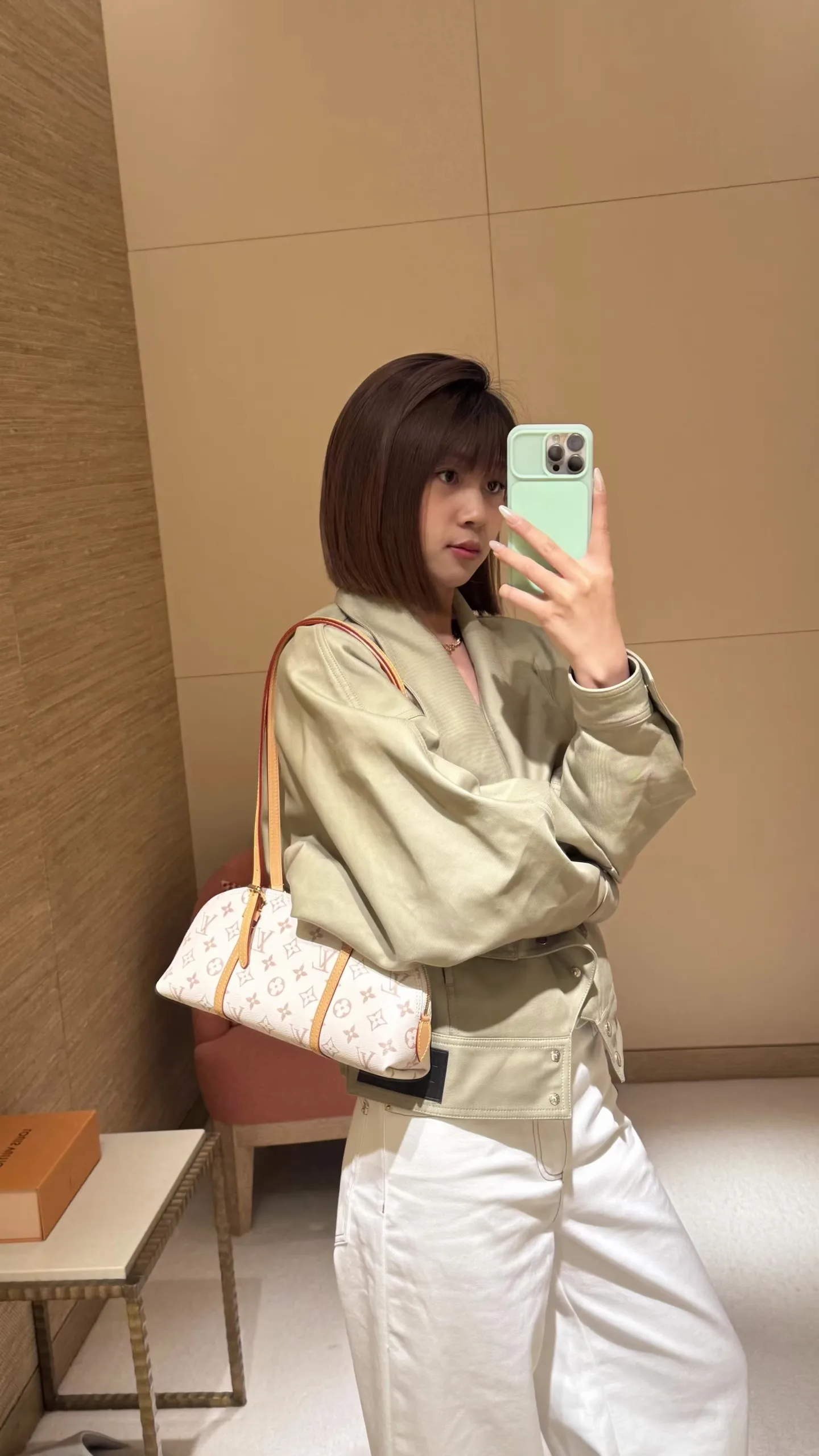 Monogram Coated Canvas Shoulder Bag D35518113 — view 3