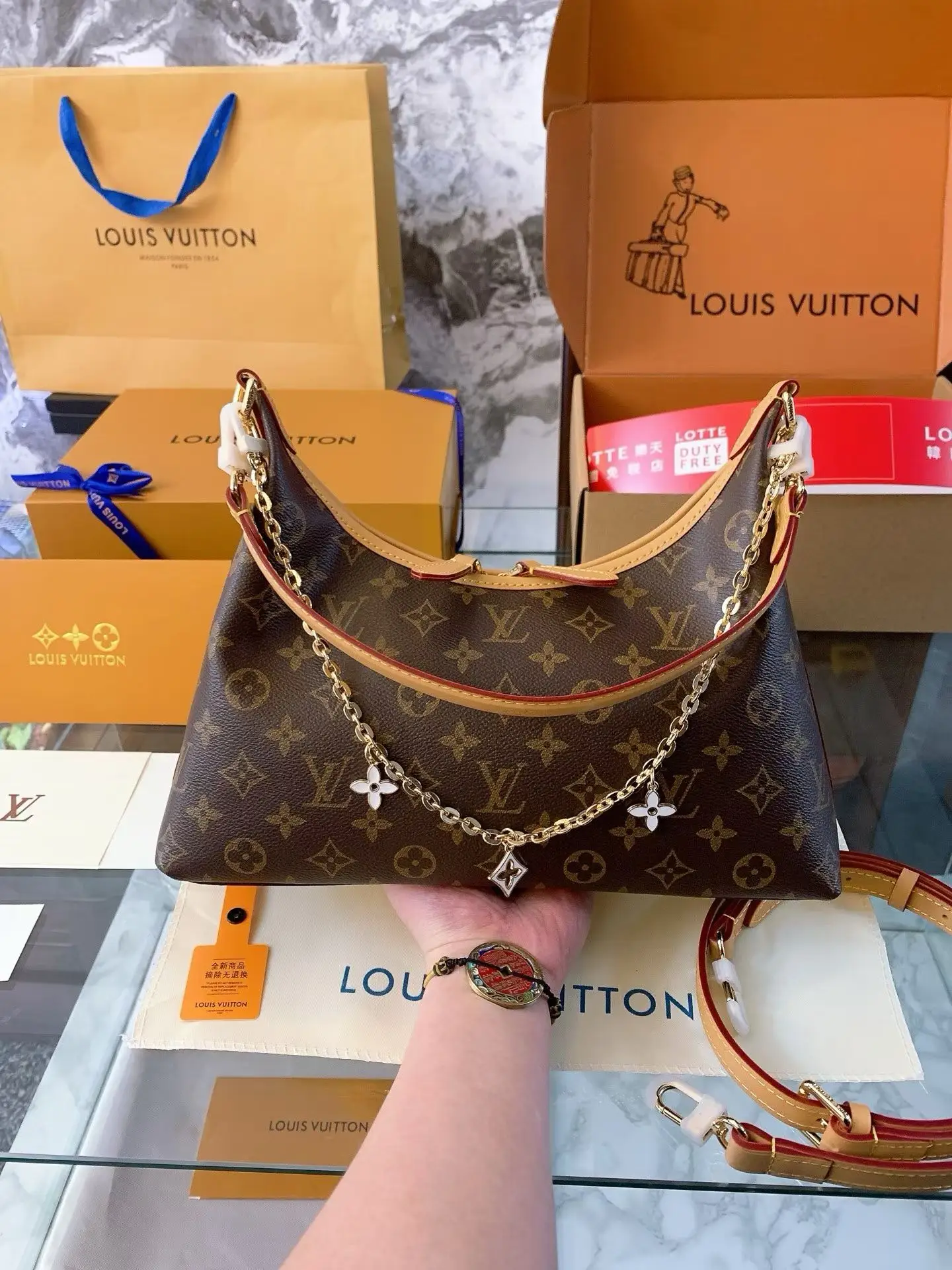 Monogram Hobo Shoulder Bag D33018044 — view 3