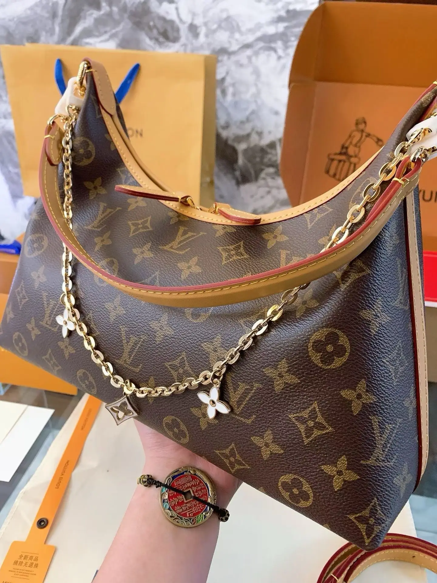 Monogram Hobo Shoulder Bag D33018044 — view 4