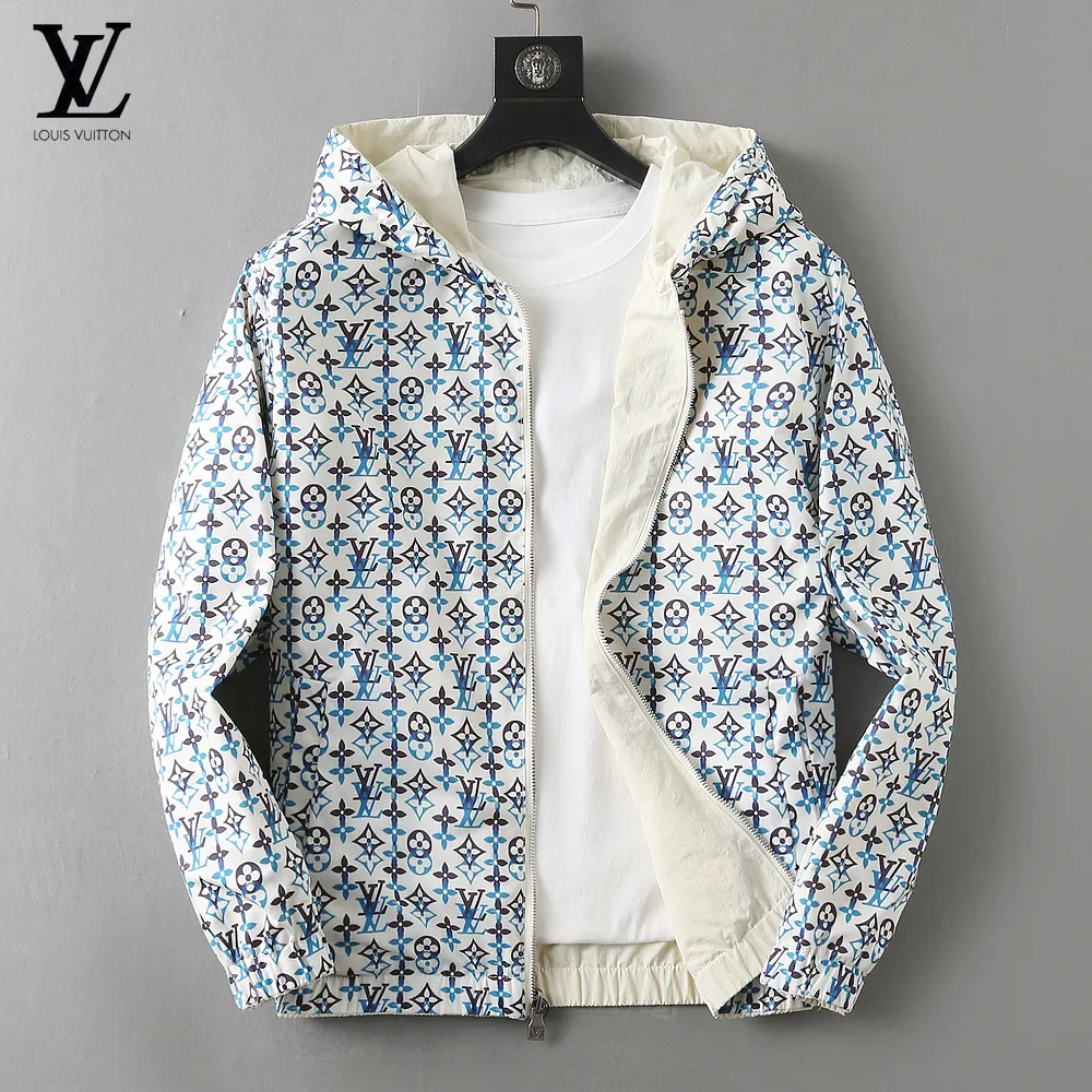 Reversible Monogram Hooded Windbreaker Jacket D34024613