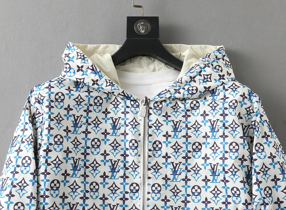 Reversible Monogram Hooded Windbreaker Jacket D34024613 — view 5