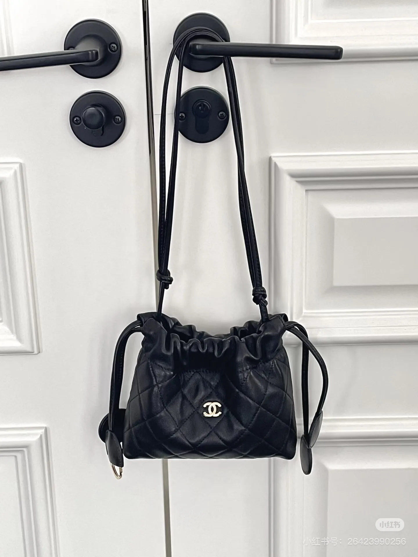 Chanel Quilted Drawstring Bucket Bag D37018041 — view 5