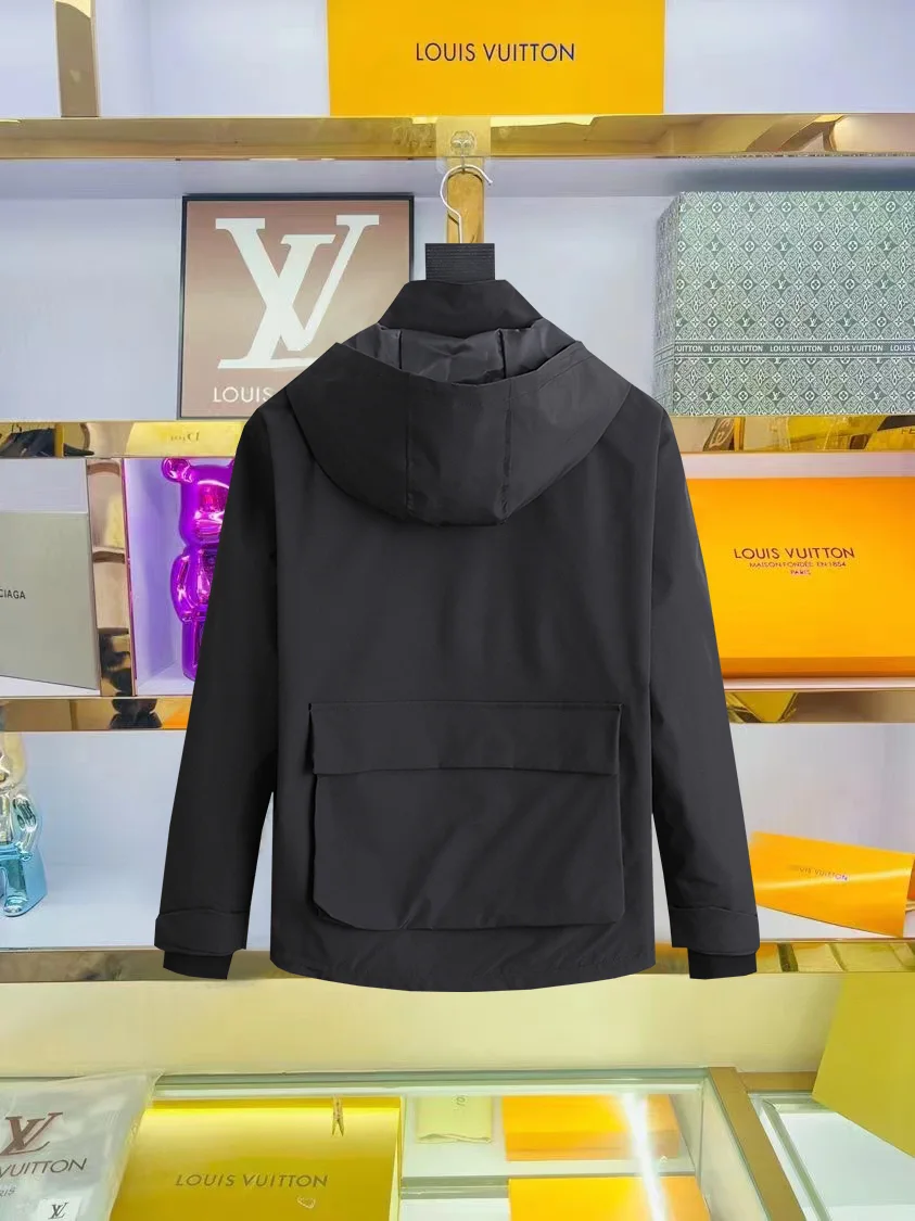 Logo-Patch Hooded Shell Jacket D25014744 — view 2