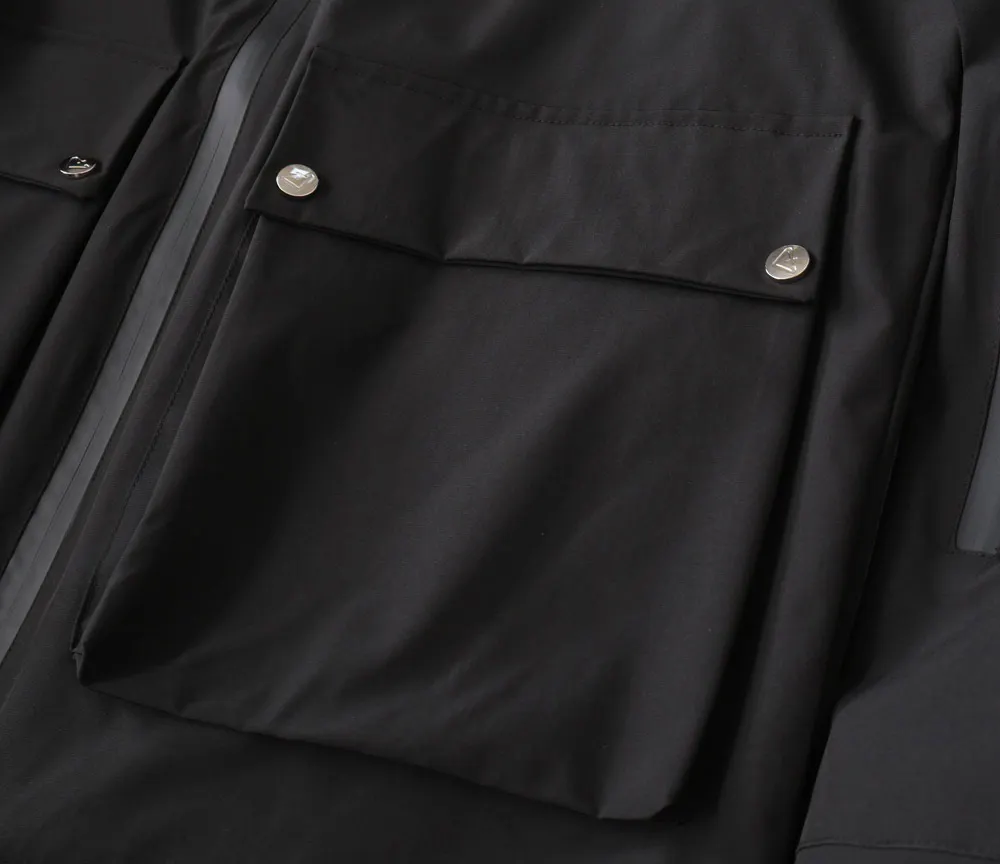 Logo-Patch Hooded Shell Jacket D25014744 — view 7