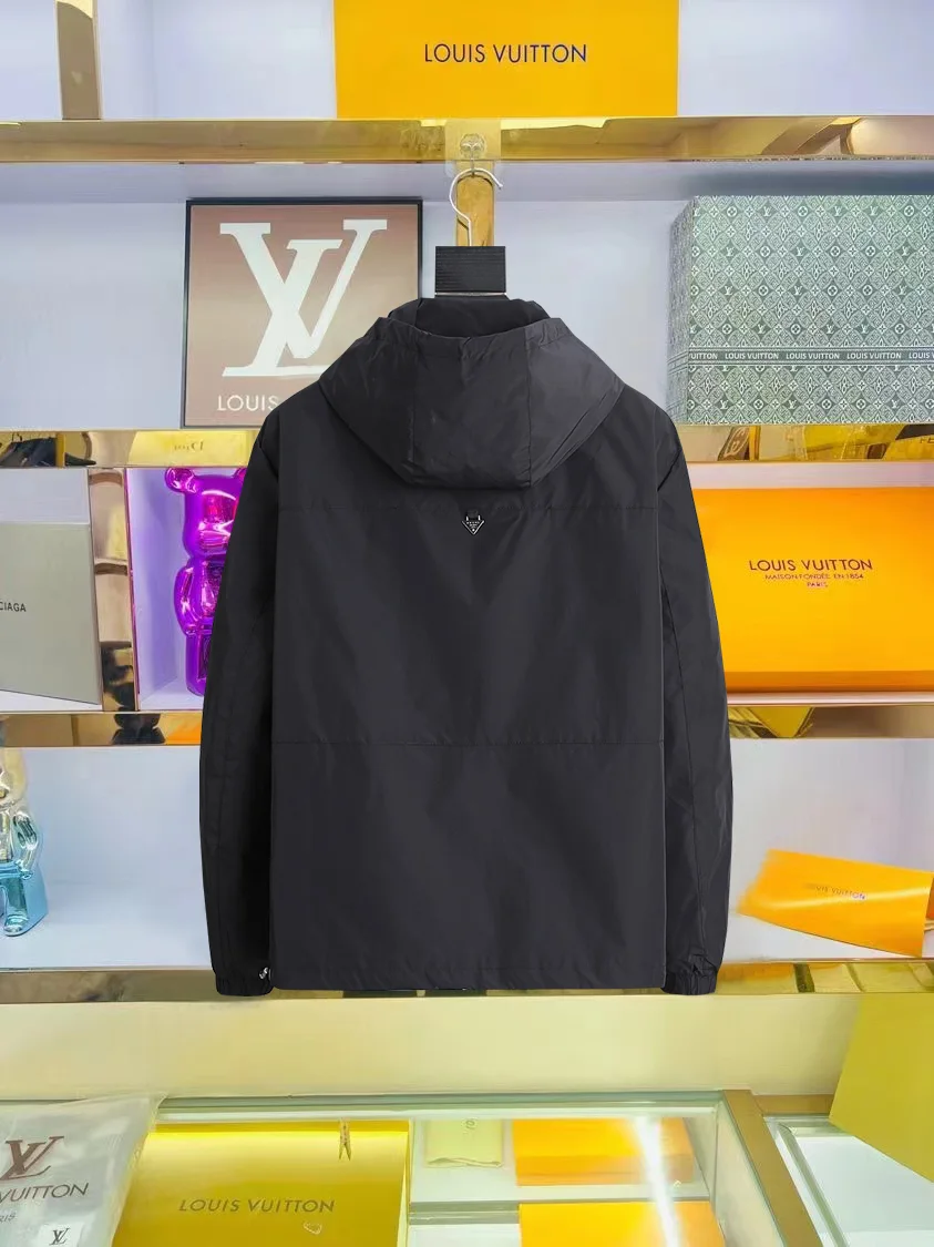 Logo-Plaque Hooded Shell Jacket D25014743 — view 2