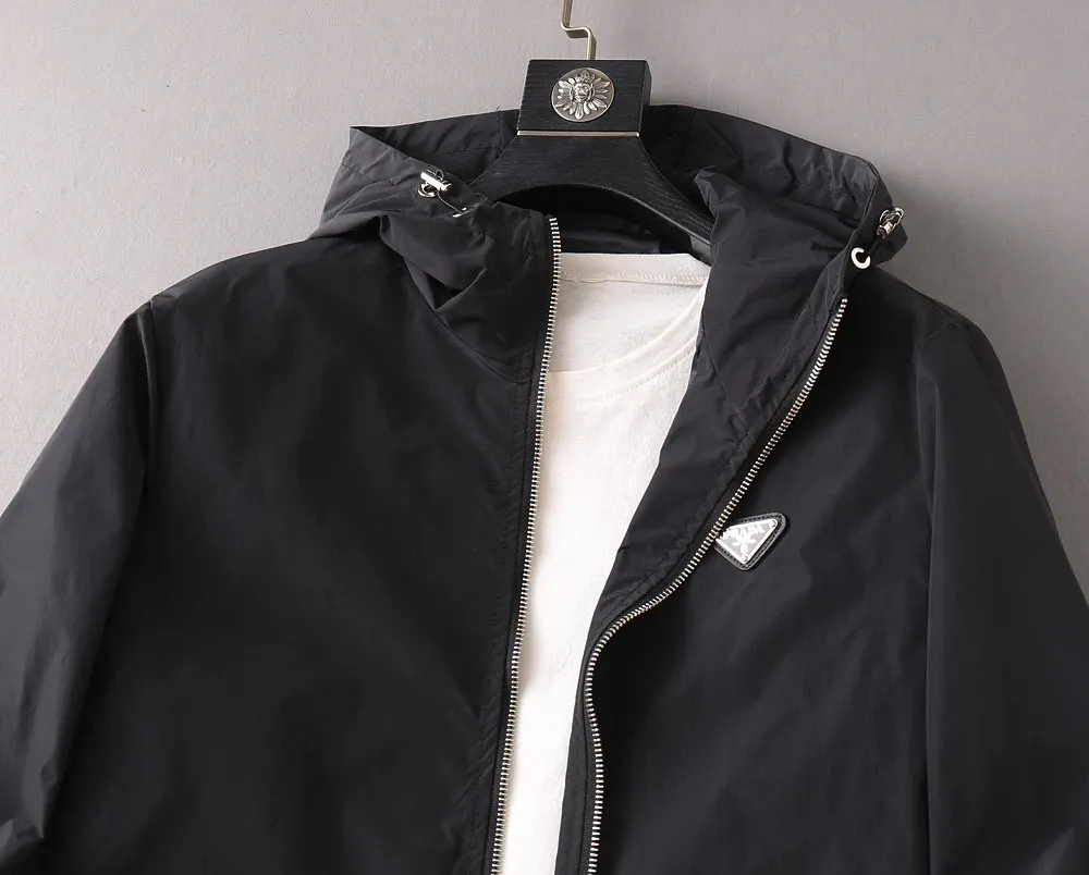 Logo-Plaque Hooded Shell Jacket D25014743 — view 5