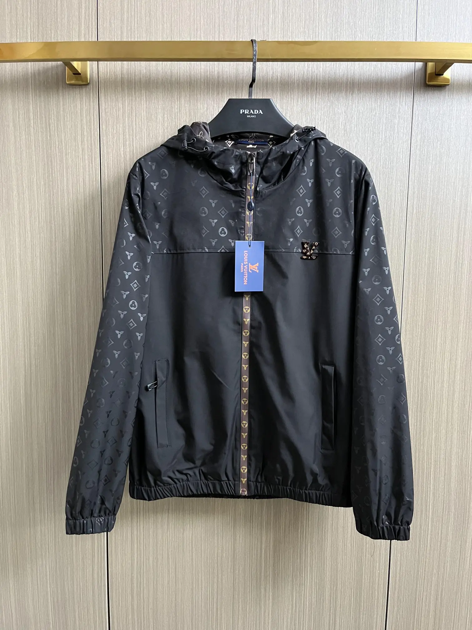 Monogram Hooded Windbreaker Jacket D28014741