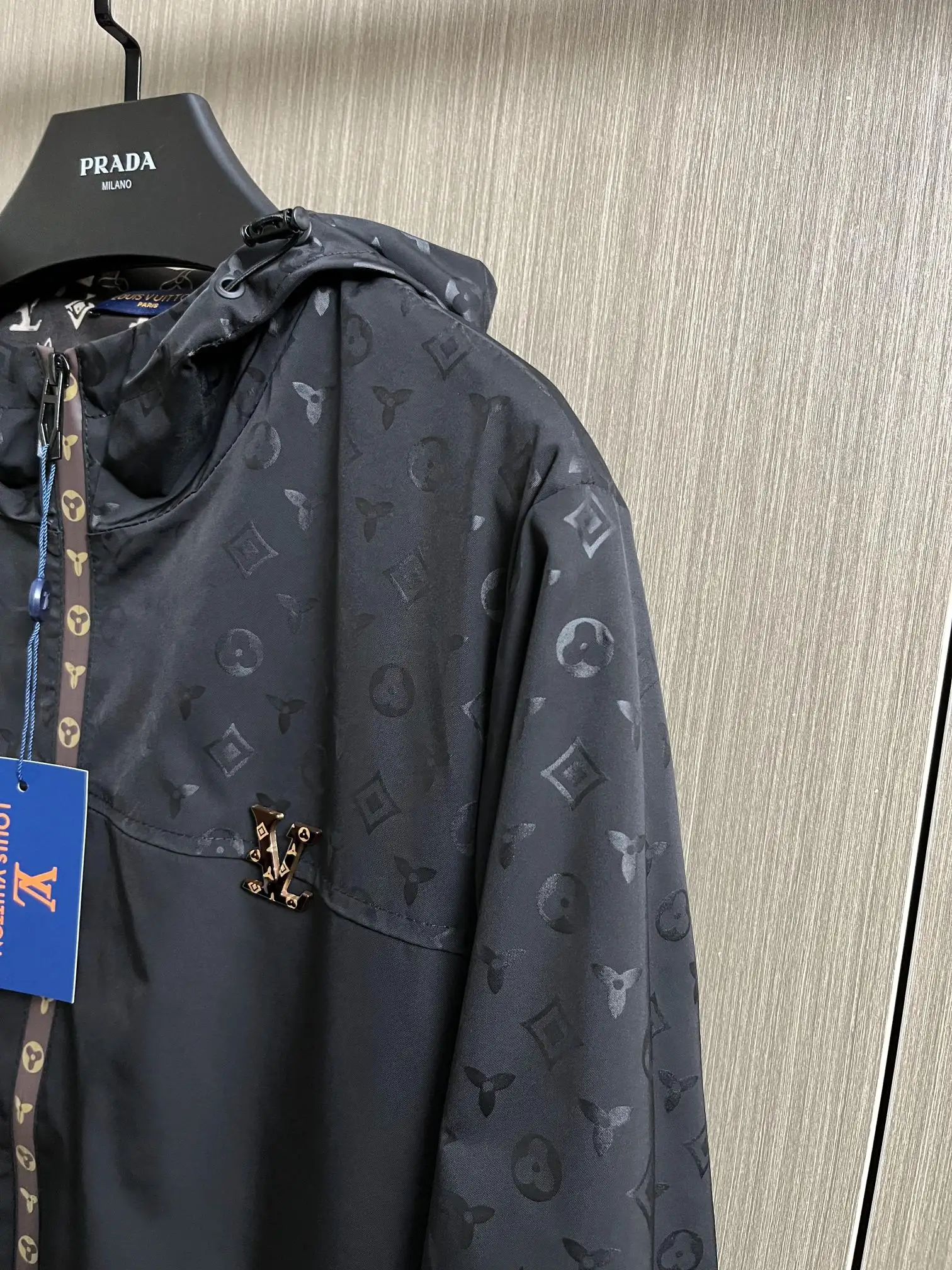 Monogram Hooded Windbreaker Jacket D28014741 — view 4