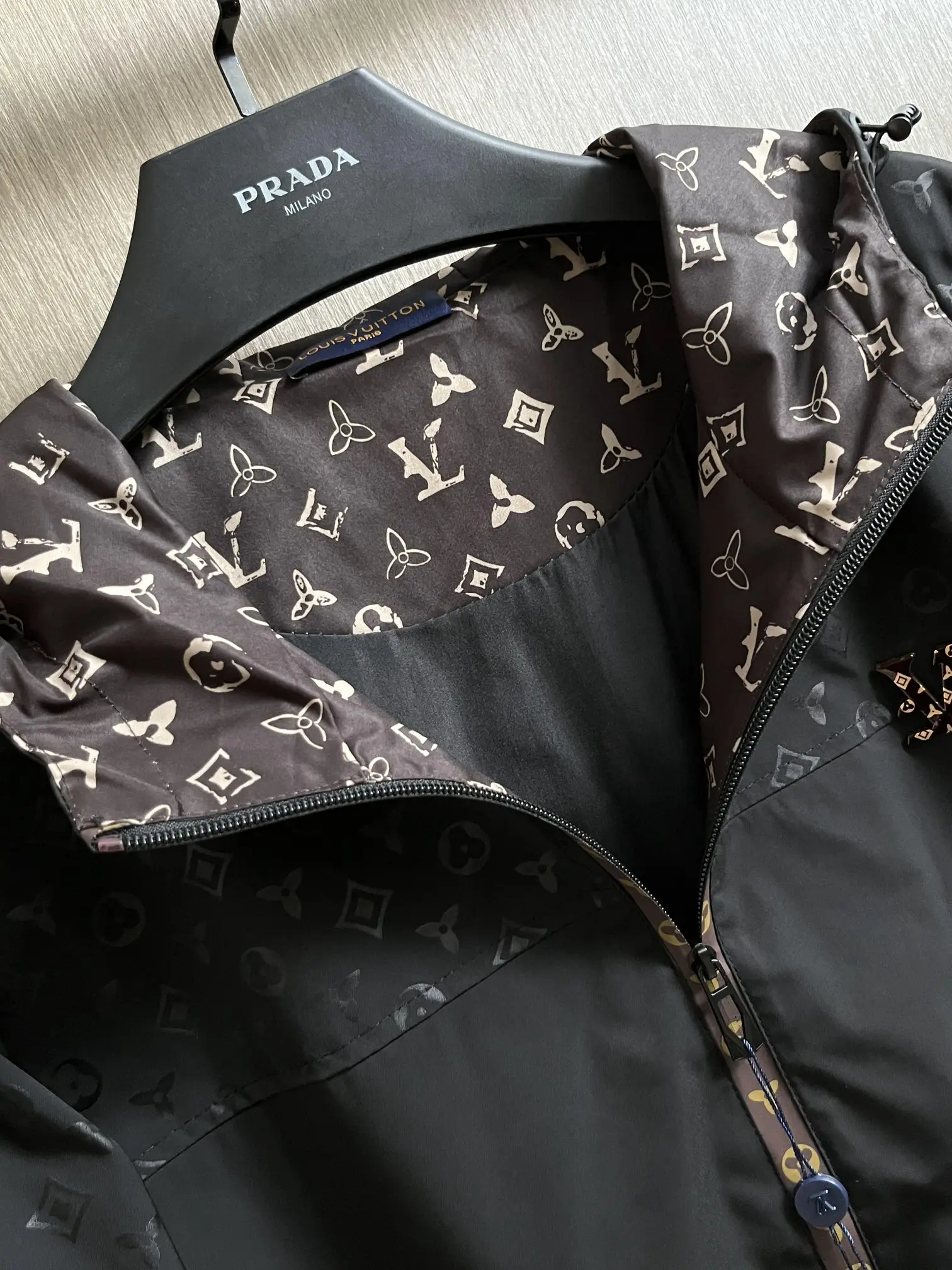 Monogram Hooded Windbreaker Jacket D28014741 — view 5
