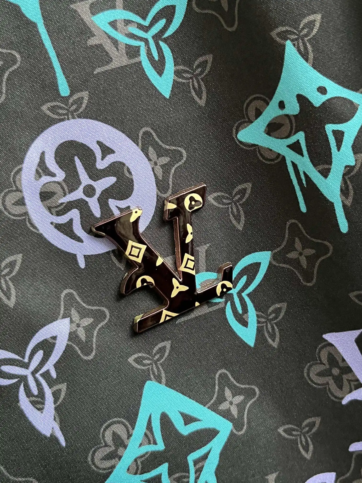 Monogram Graffiti Hooded Windbreaker Jacket D29014739 — view 7