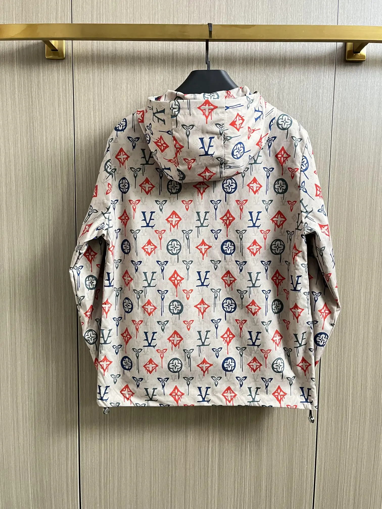 Graffiti Monogram Hooded Windbreaker Jacket D29014740 — view 2