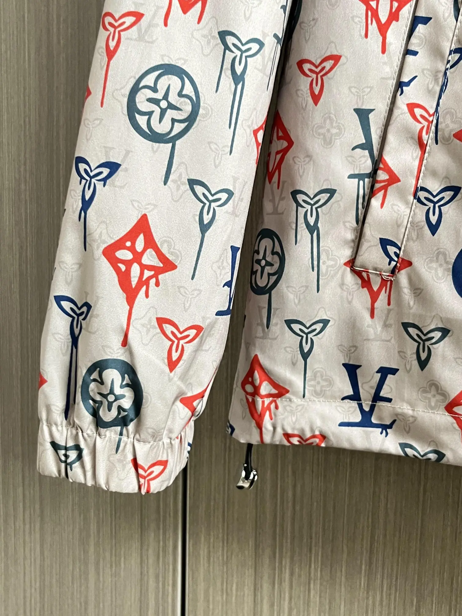 Graffiti Monogram Hooded Windbreaker Jacket D29014740 — view 6