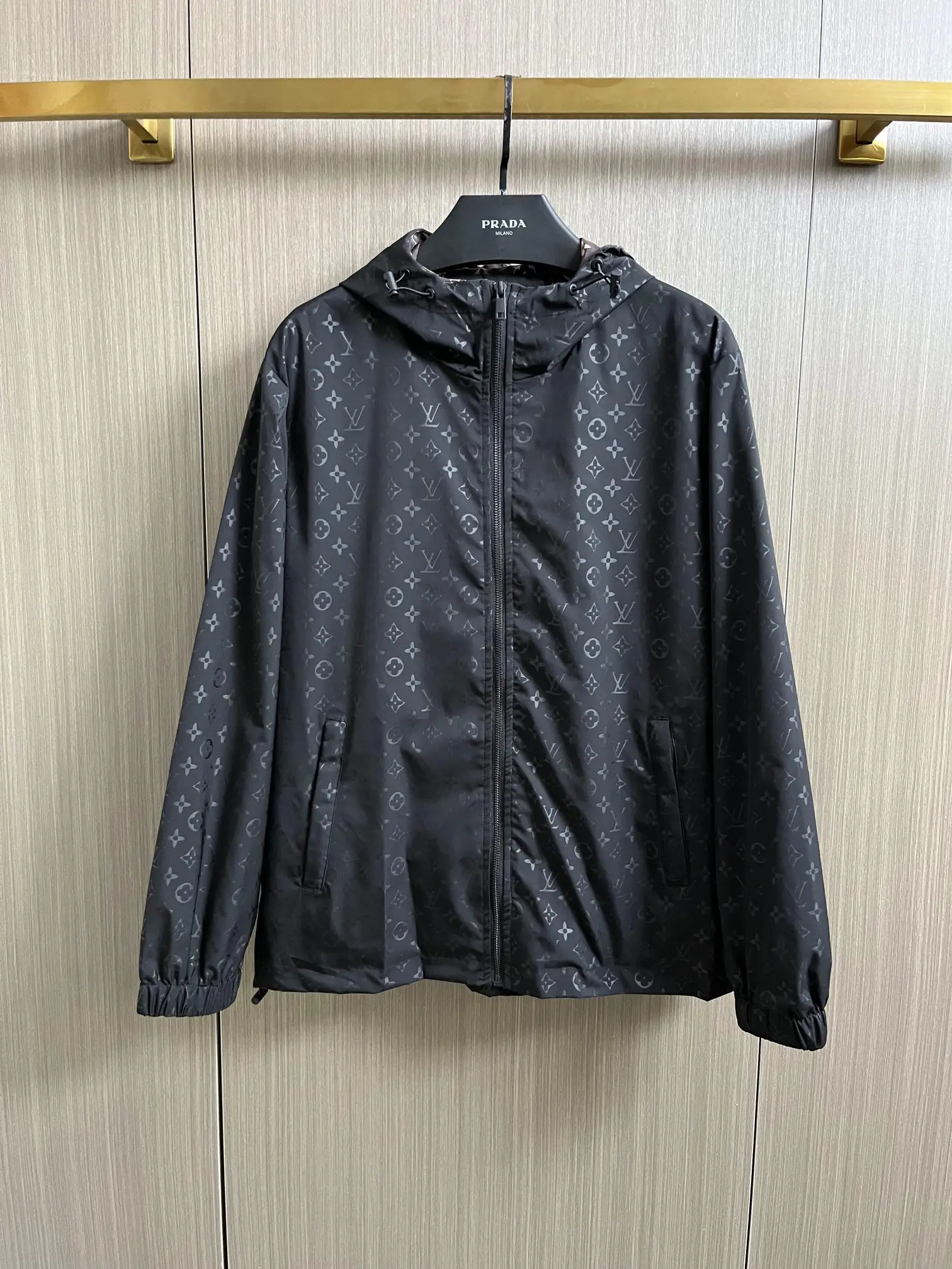 Monogram Hooded Windbreaker Jacket D29014742
