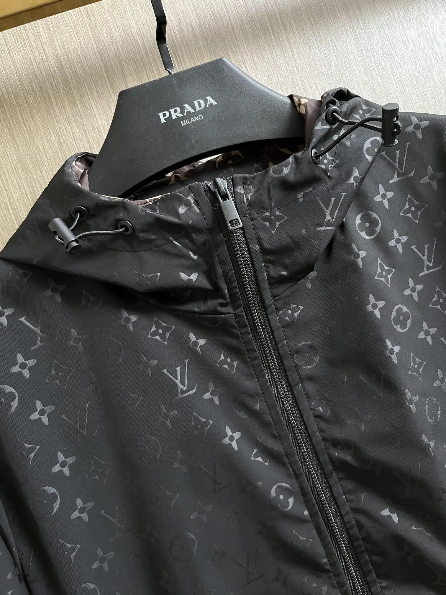 Monogram Hooded Windbreaker Jacket D29014742 — view 3