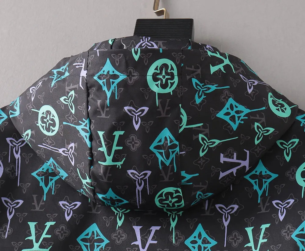 Monogram Print Hooded Windbreaker Jacket D29014746 — view 7