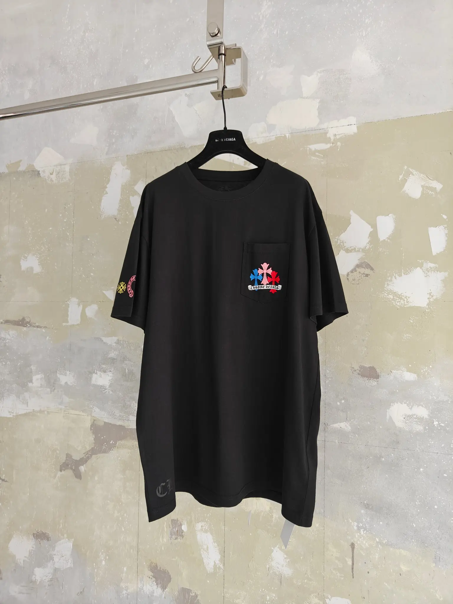 Miami Exclusive Cross Logo Cotton T-Shirt D16014672