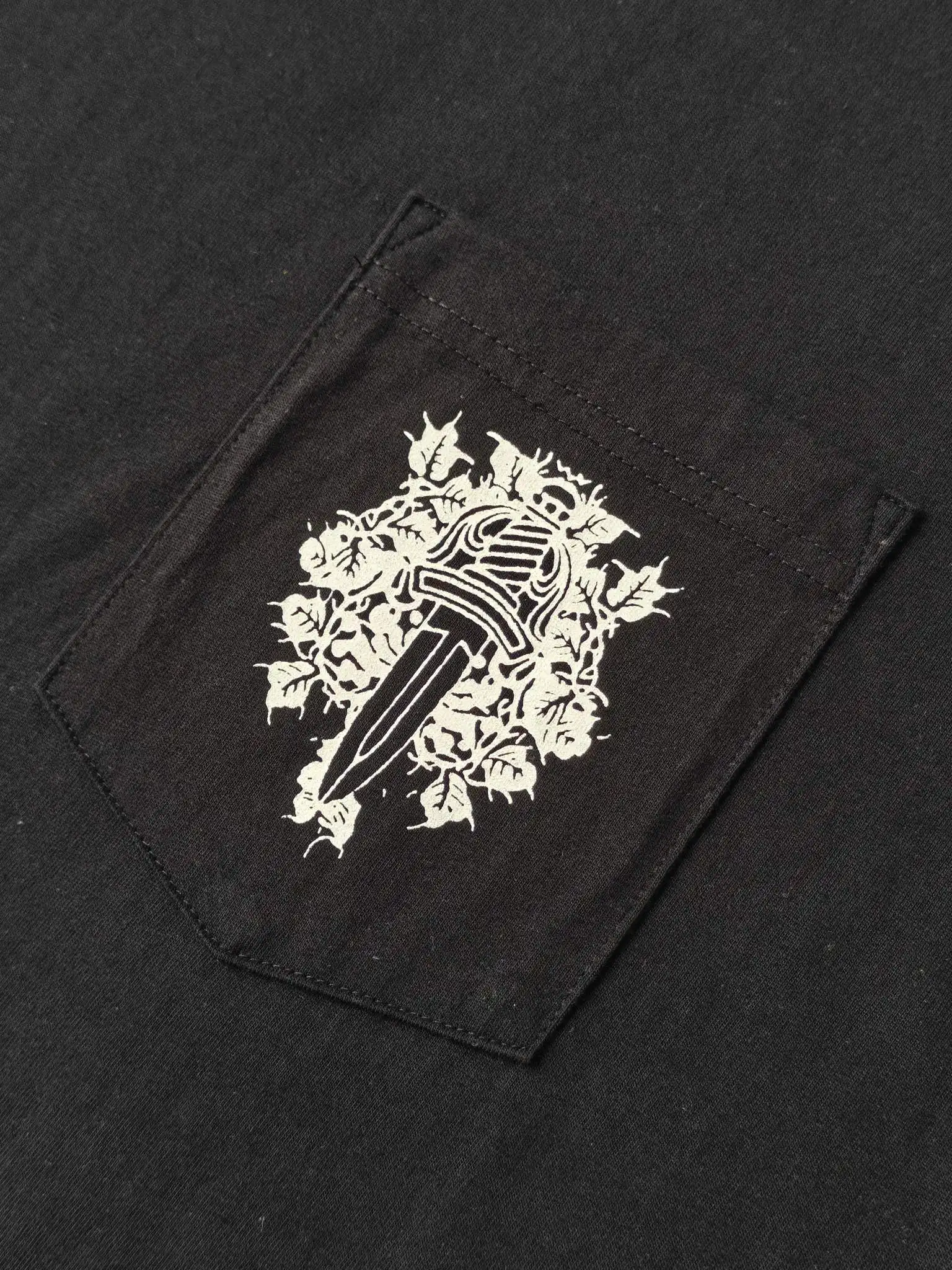 Logo-Print Cotton-Jersey Pocket T-Shirt D16014670 — view 4