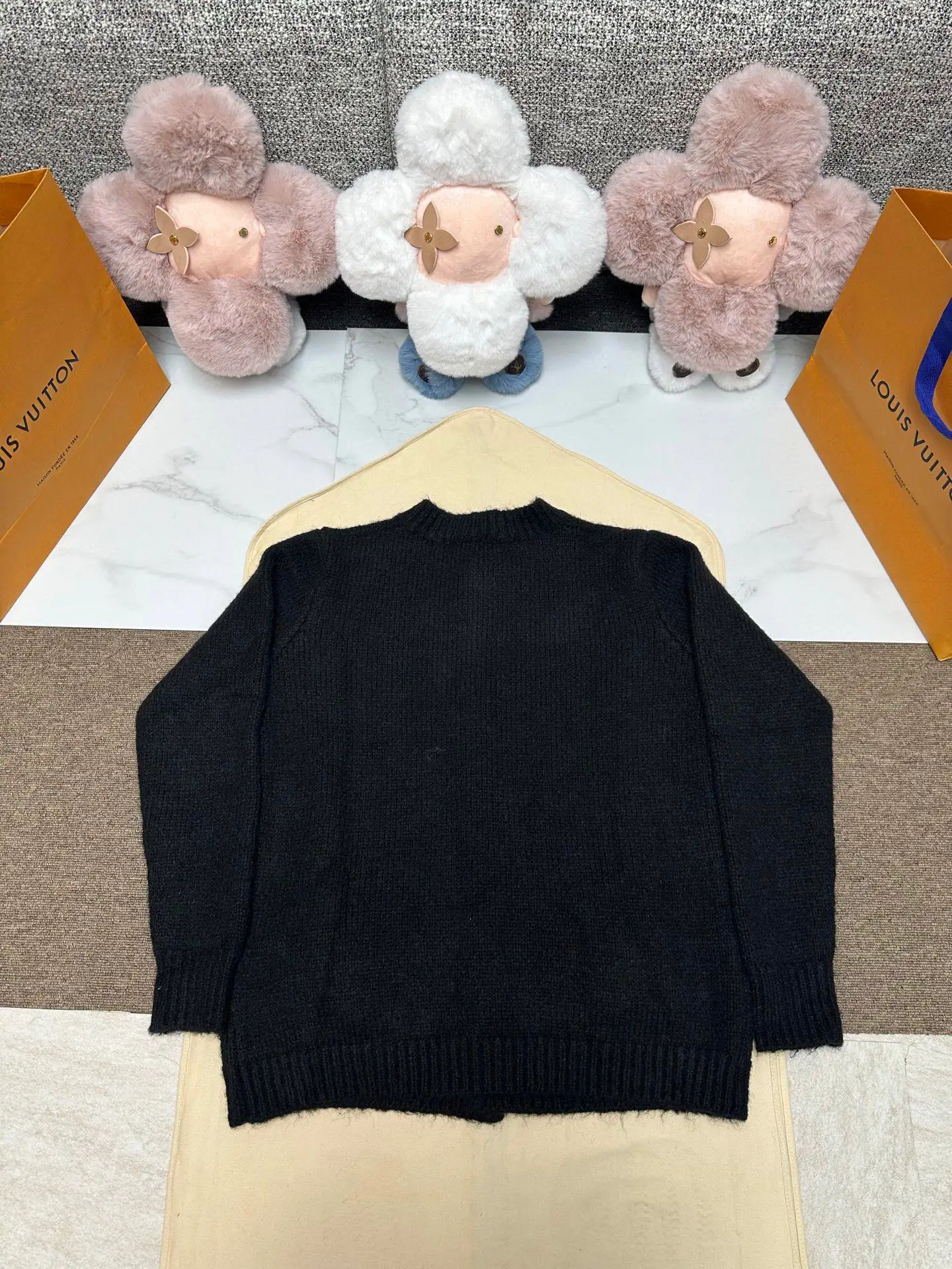 Logo Intarsia Wool-Blend Cardigan D22016393 — view 4