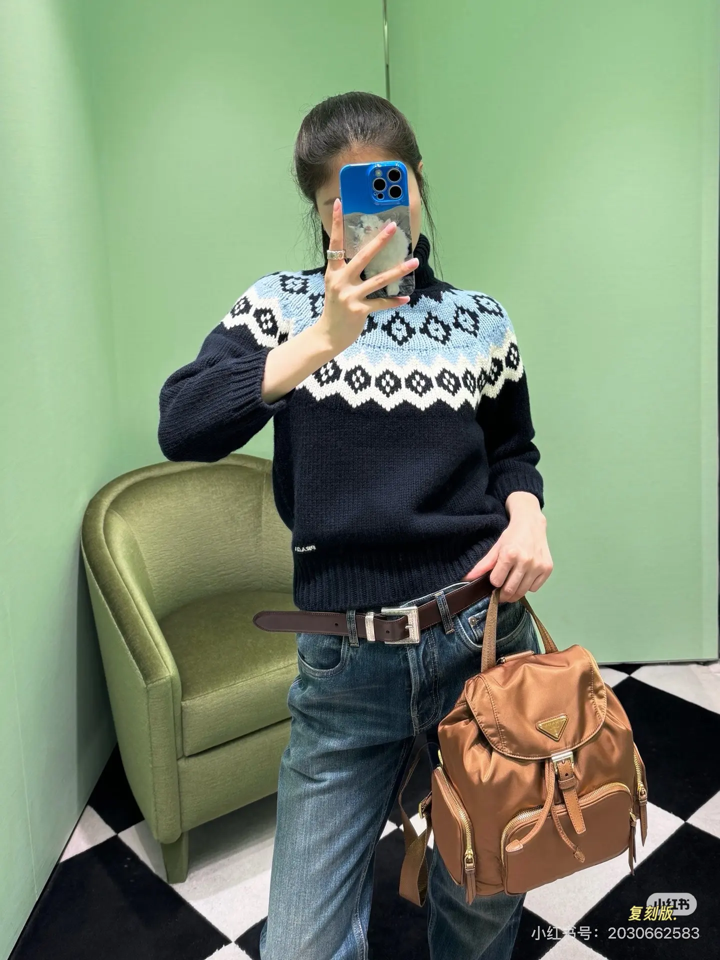 Prada Re-Edition Nylon Backpack D40518515 — view 3