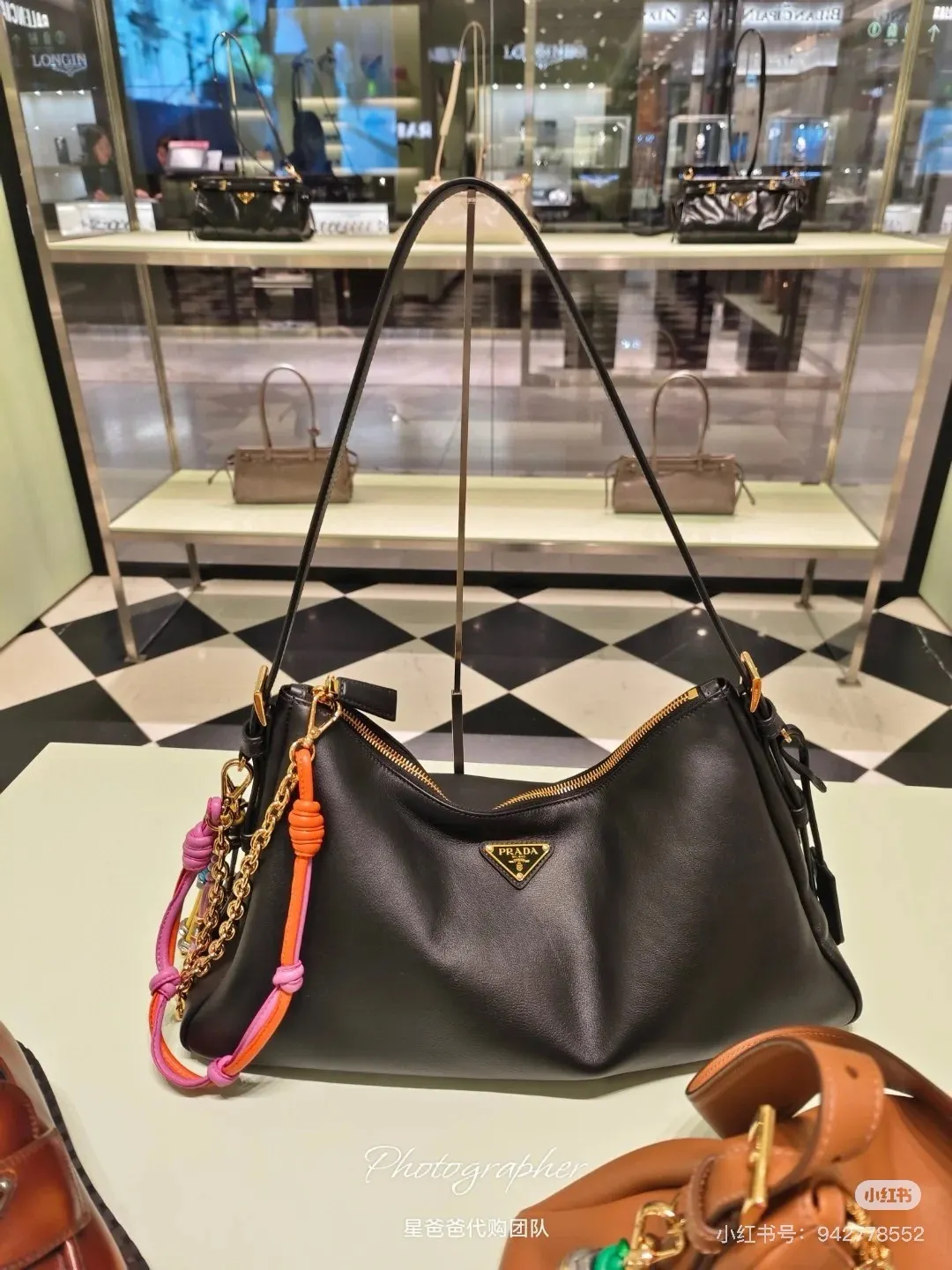 Prada Hobo Shoulder Bag D31018136 — view 2