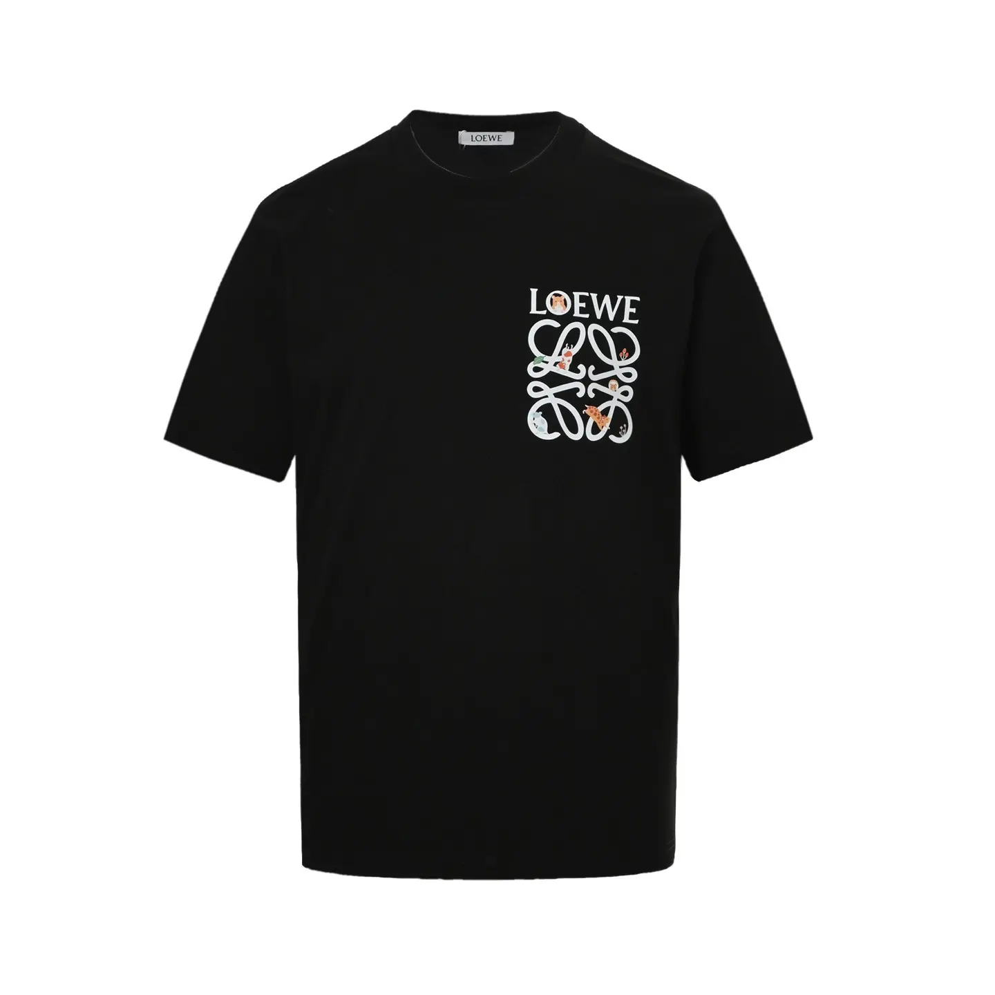 Anagram Animal Print Cotton T-Shirt D20013020
