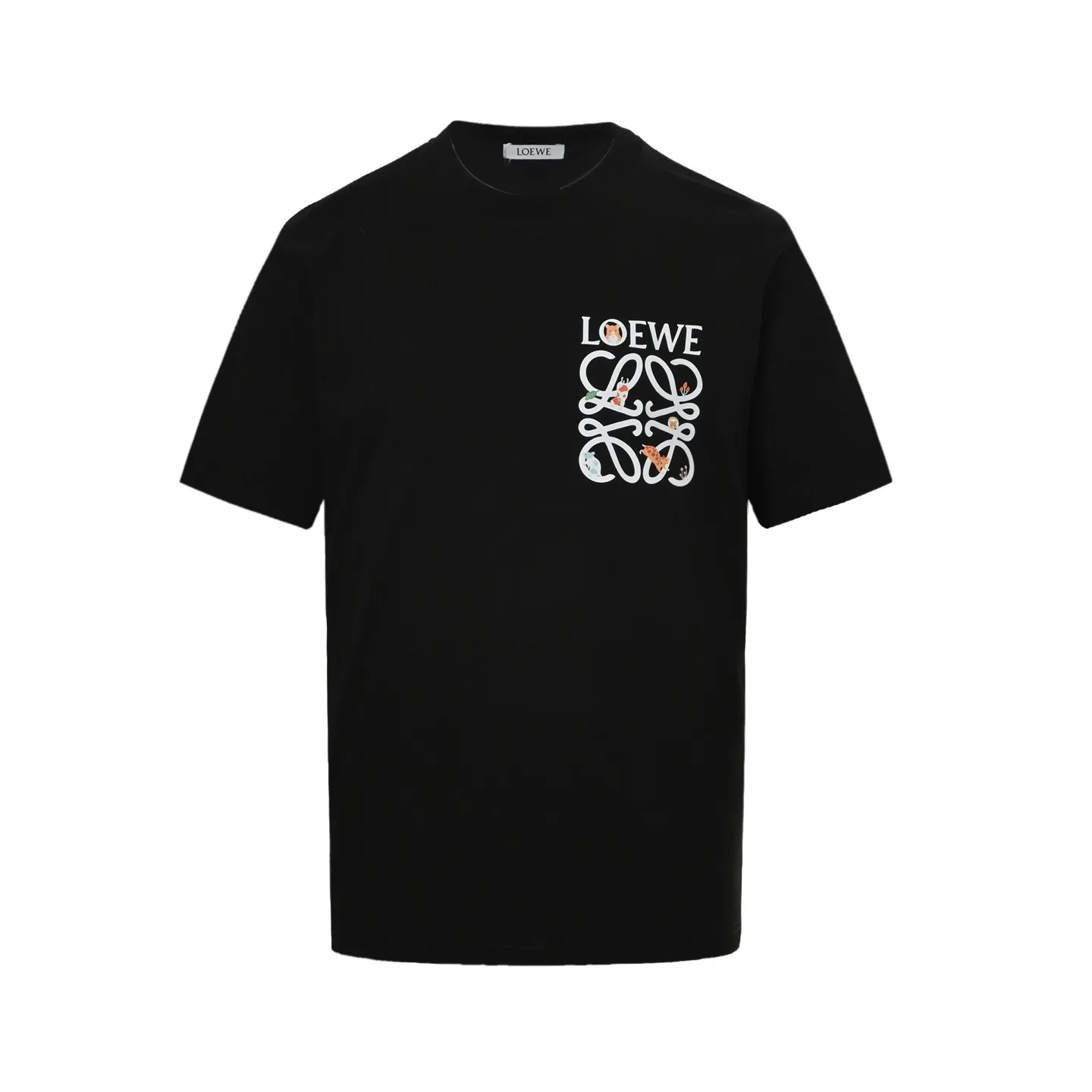 Anagram Animal Print Cotton T-Shirt D20013020