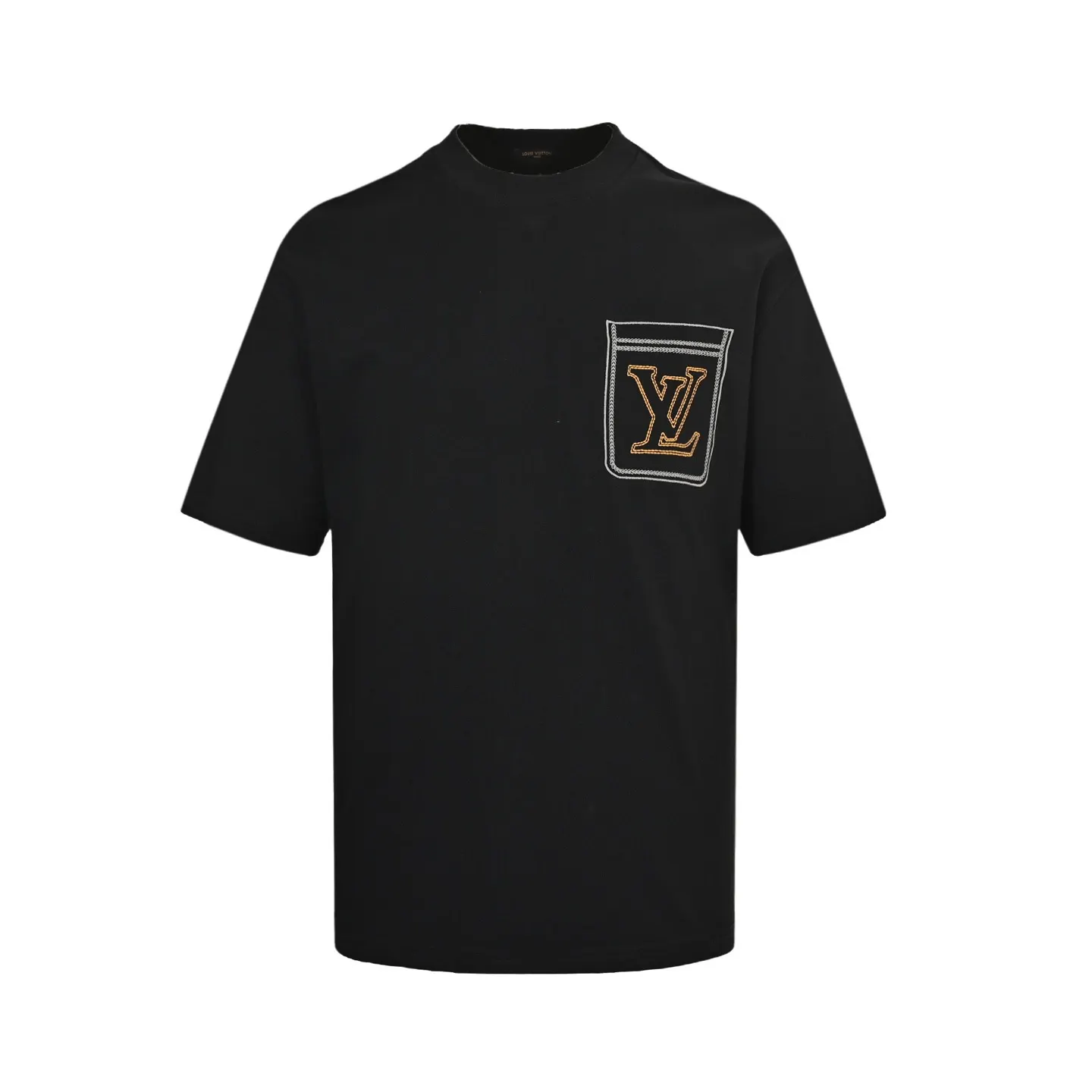 Embroidered Trompe L'oeil Pocket T-Shirt D20513042